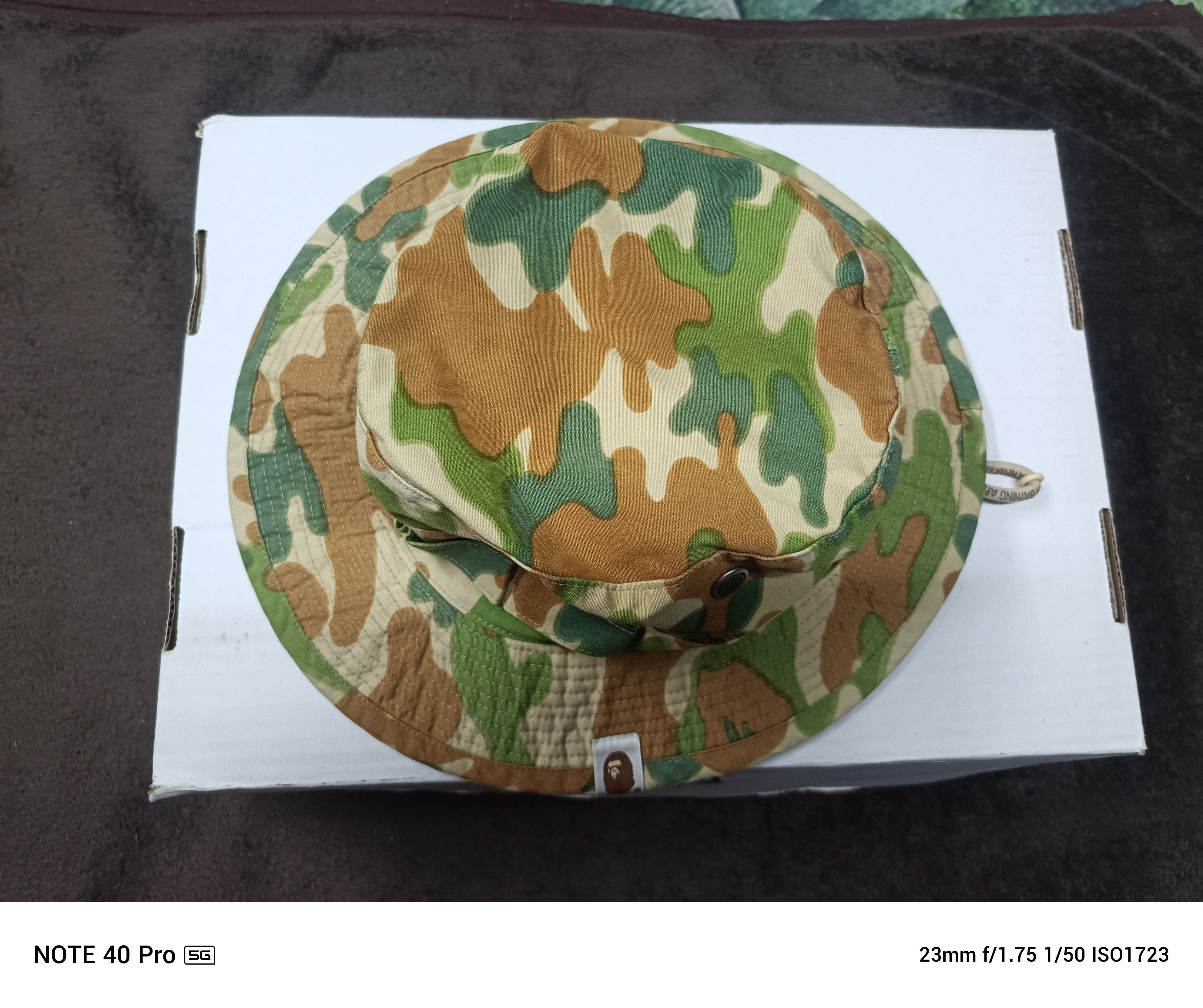 Bape Puzzle Camo Bucket Hat Size ONE SIZE - 1 Thumbnail