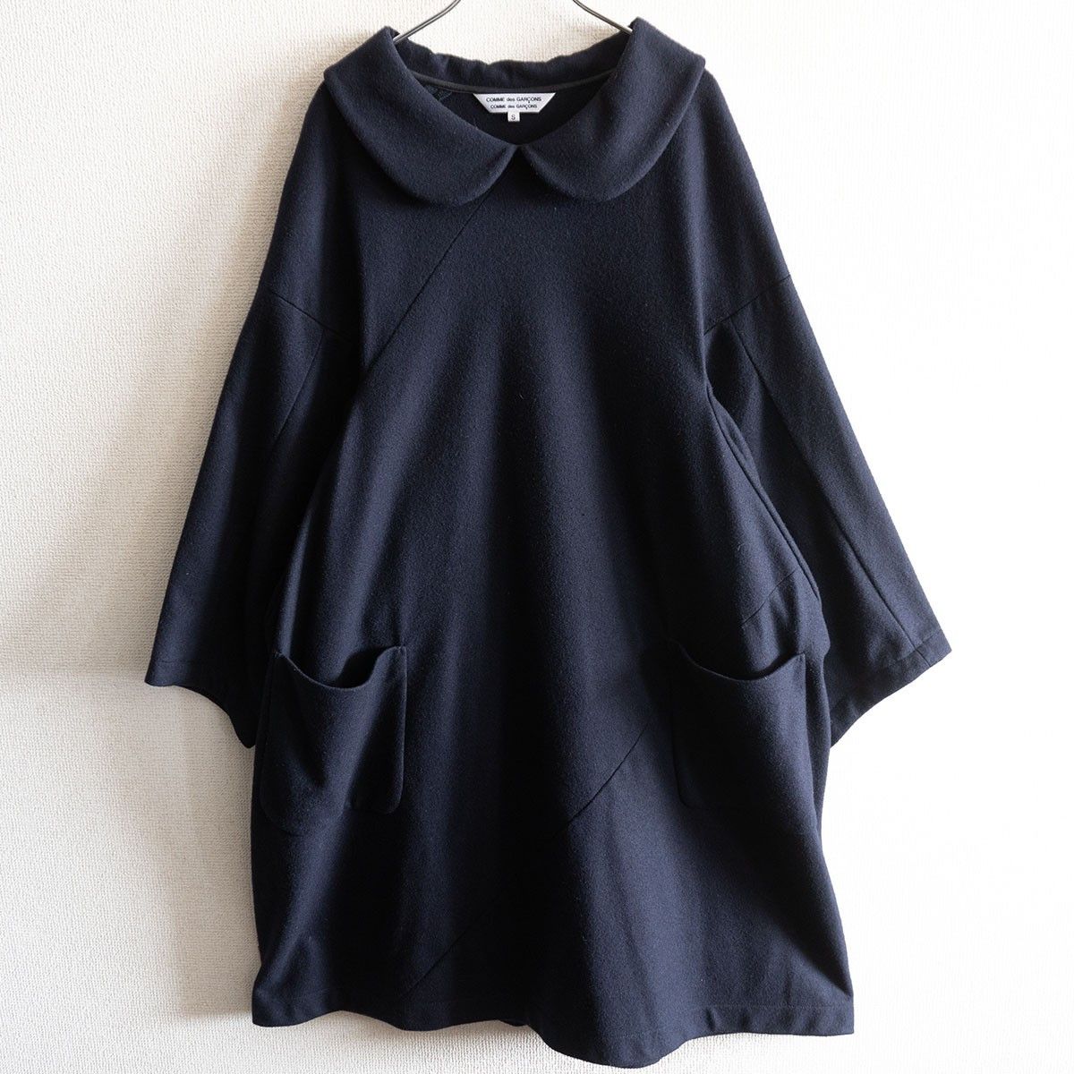 Comme des Garcons Comme des Garcons Wool Round Collar Dress Size S Size US S / EU 44-46 / 1 - 1 Thumbnail