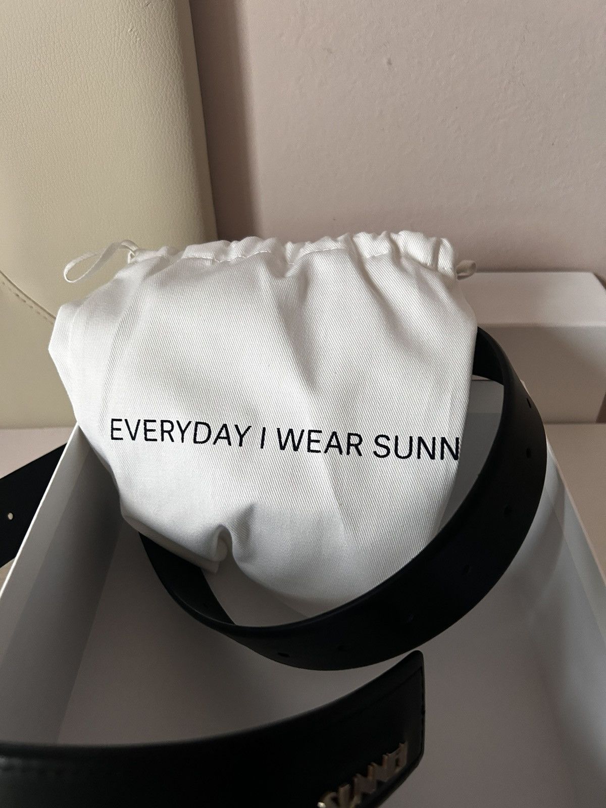 Sunnei Sunnei black leather belt OS Size ONE SIZE - 5 Thumbnail
