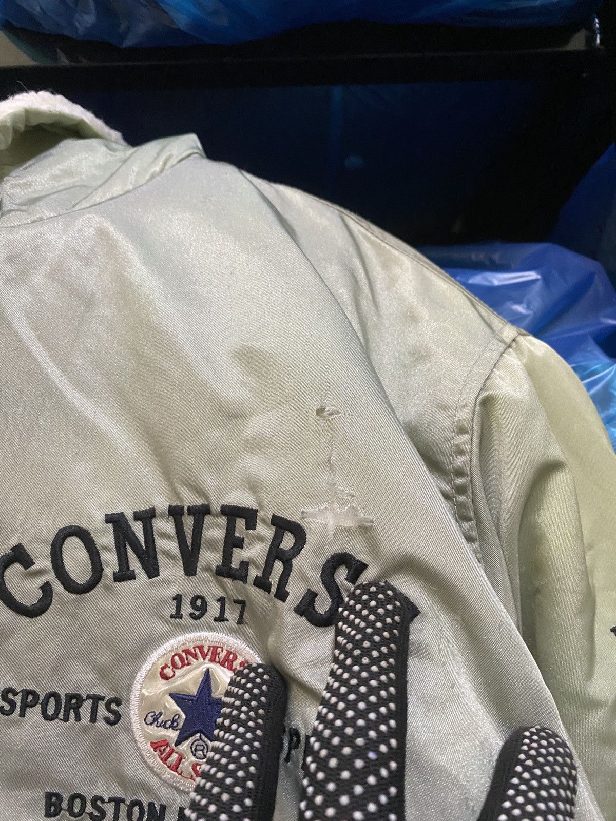 Converse Vintage Converse All Star Padded Parka Jacket Sherpa Lining Size US M / EU 48-50 / 2 - 6 Thumbnail