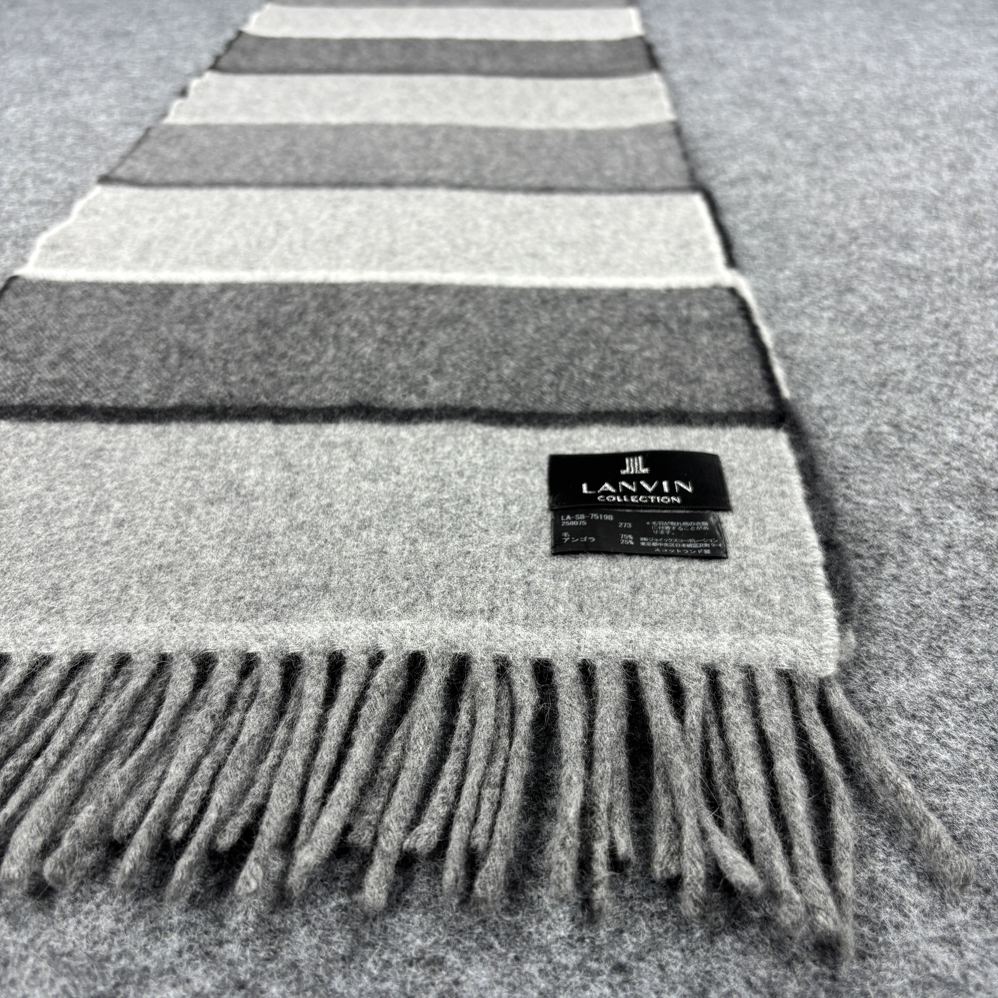 Lanvin × Vintage GF10722 Lanvin Scarf Neck Wear Muffler Nova Check Size ONE SIZE - 8 Thumbnail