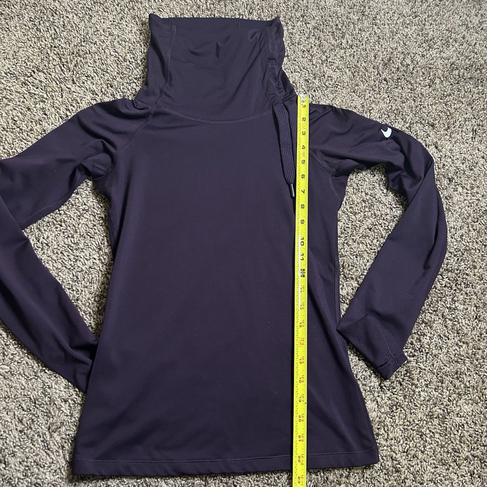 Nike Nike DriFit Womens Pullover Infinity Neck Tie Top -Purple Size S / US 4 / IT 40 - 8 Thumbnail