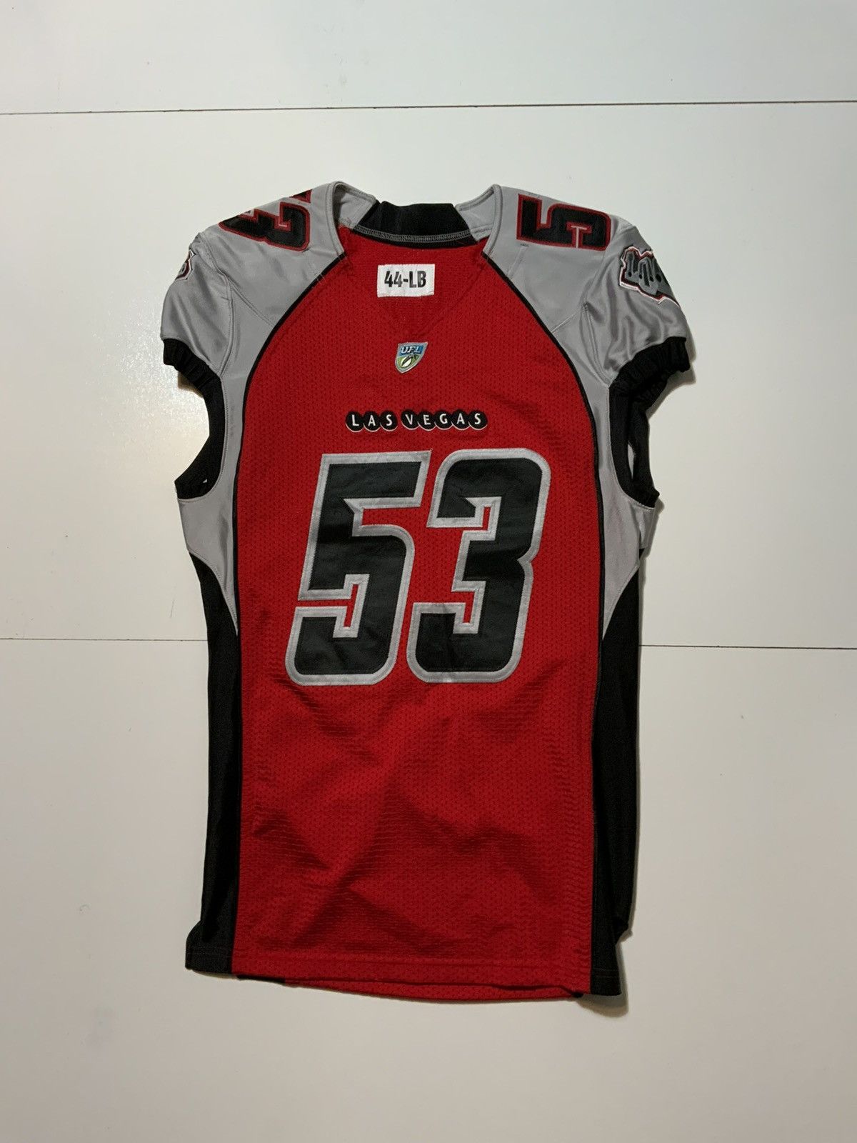 Other Las Vegas Locos Locomotives UFL Game Worn Football Jersey Size US L / EU 52-54 / 3 - 1 Thumbnail