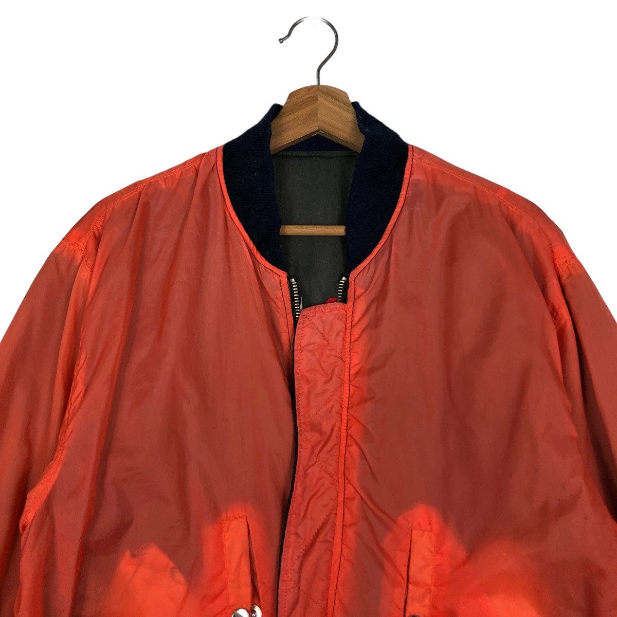 Japanese Brand 🔥90’s Vtg Riot Riot Bomber Jacket USN Big Logo Military Size US M / EU 48-50 / 2 - 15 Thumbnail