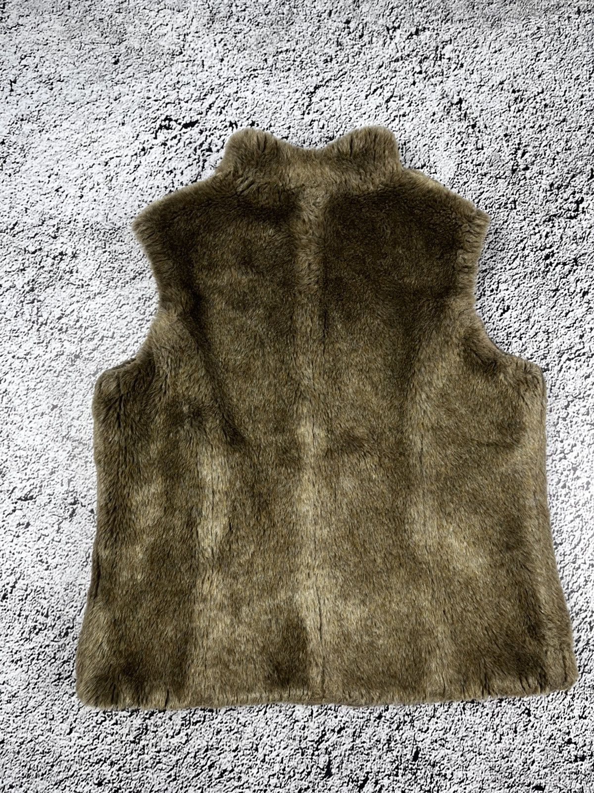 Vintage Vintage Y2K AvantGarde fur faux vest luxury 00s Japanese Size S / US 4 / IT 40 - 4 Thumbnail