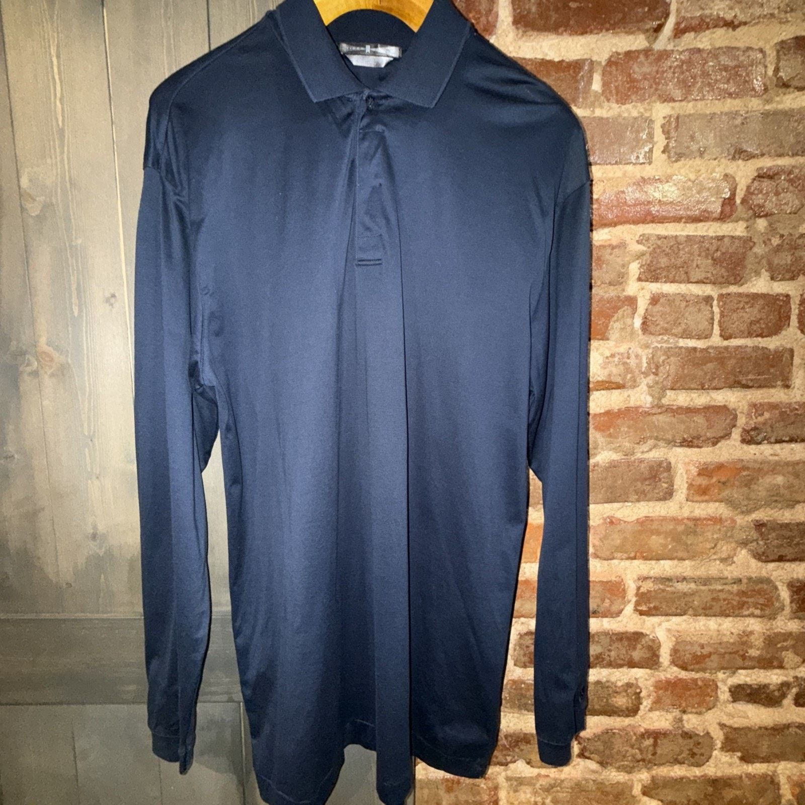 Tiger Woods Nike Golf Tiger Woods L Long-Sleeve Polo Double Mercerized Size US L / EU 52-54 / 3 - 2 Thumbnail