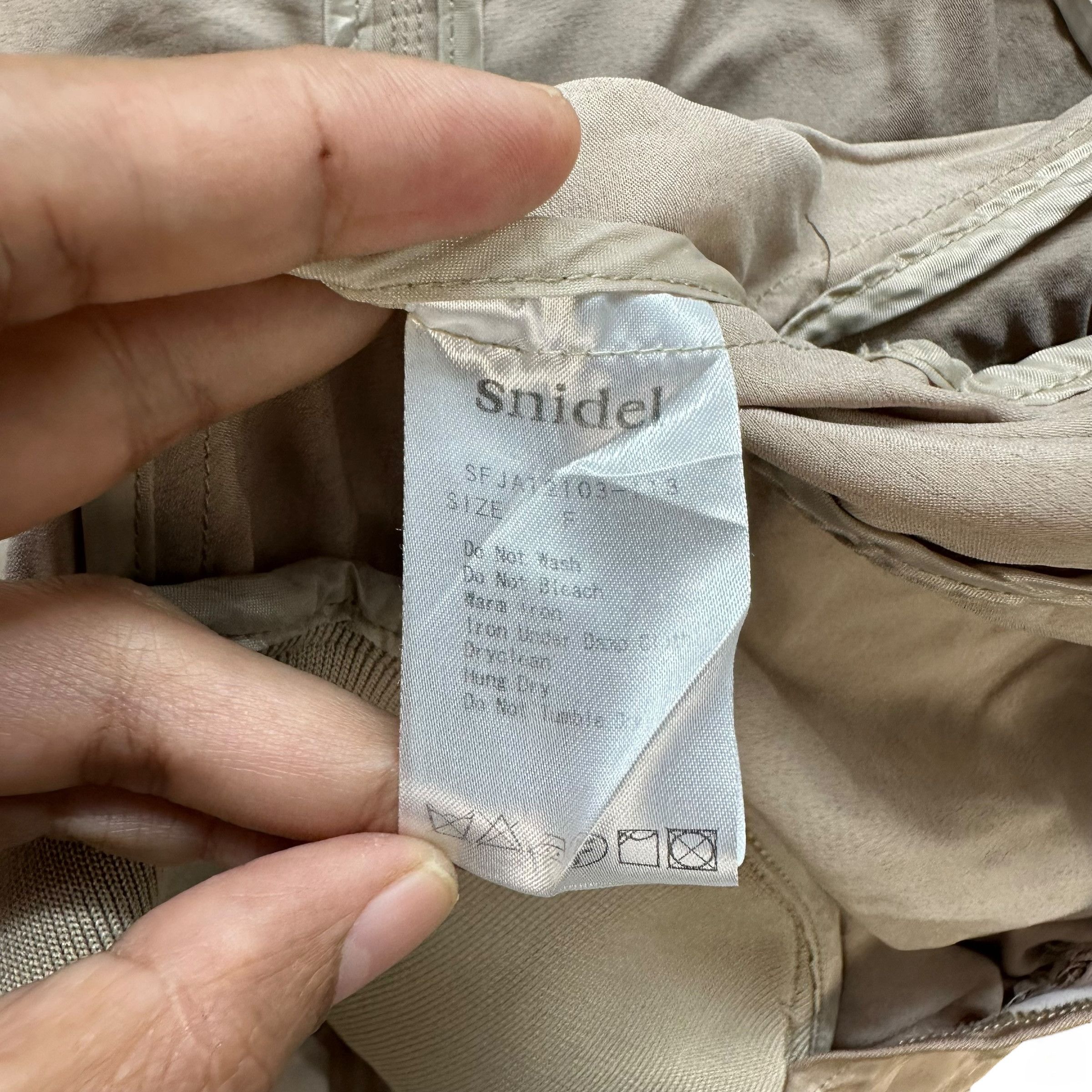 Japanese Brand SNIDEL Cropped Bomber Jacket Free Size #A63-1533 Size ONE SIZE - 8 Thumbnail