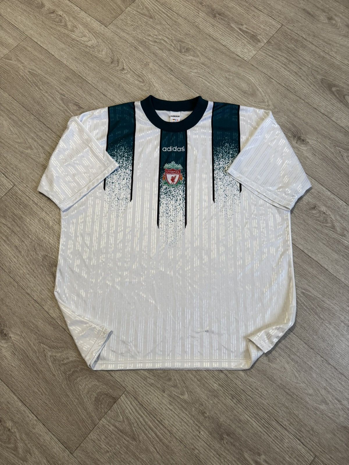 Adidas × Vintage 🔷Rare Vintage Adidas Liverpool Soccer Jersey 90s🔷 Size US XL / EU 56 / 4 - 1 Thumbnail