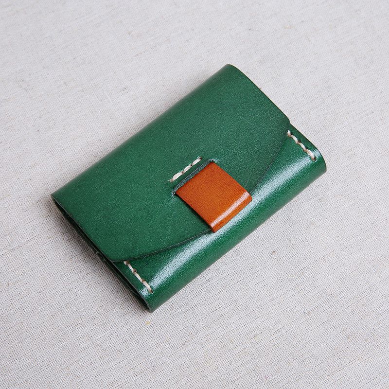 Japanese Brand × Leather × Vintage Handmade Tanned Leather Wallet Size ONE SIZE - 1 Thumbnail