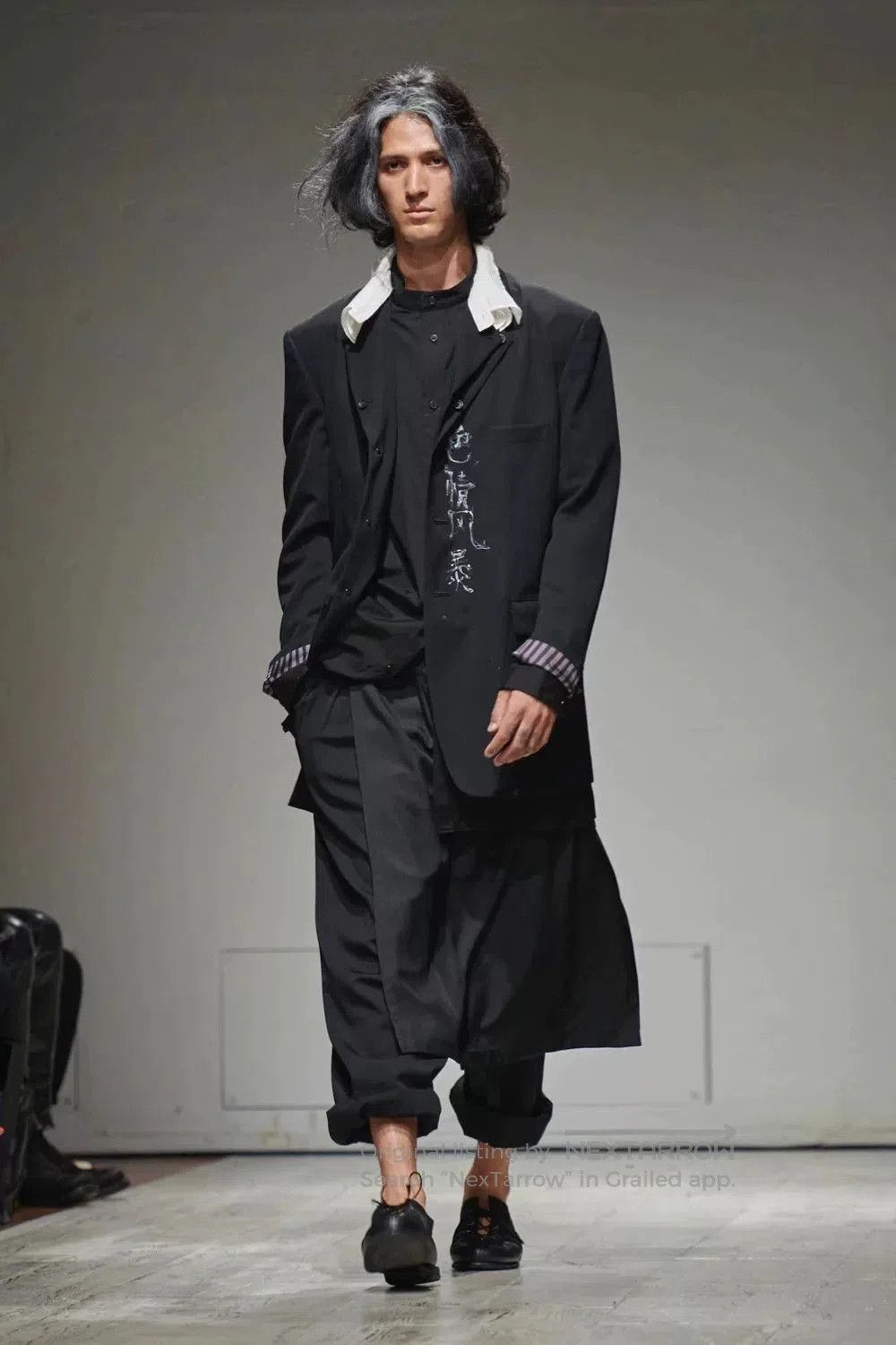 Yohji Yamamoto Yohji Yamamoto Three Acetate Jacket. Size US M / EU 48-50 / 2 - 2 Thumbnail