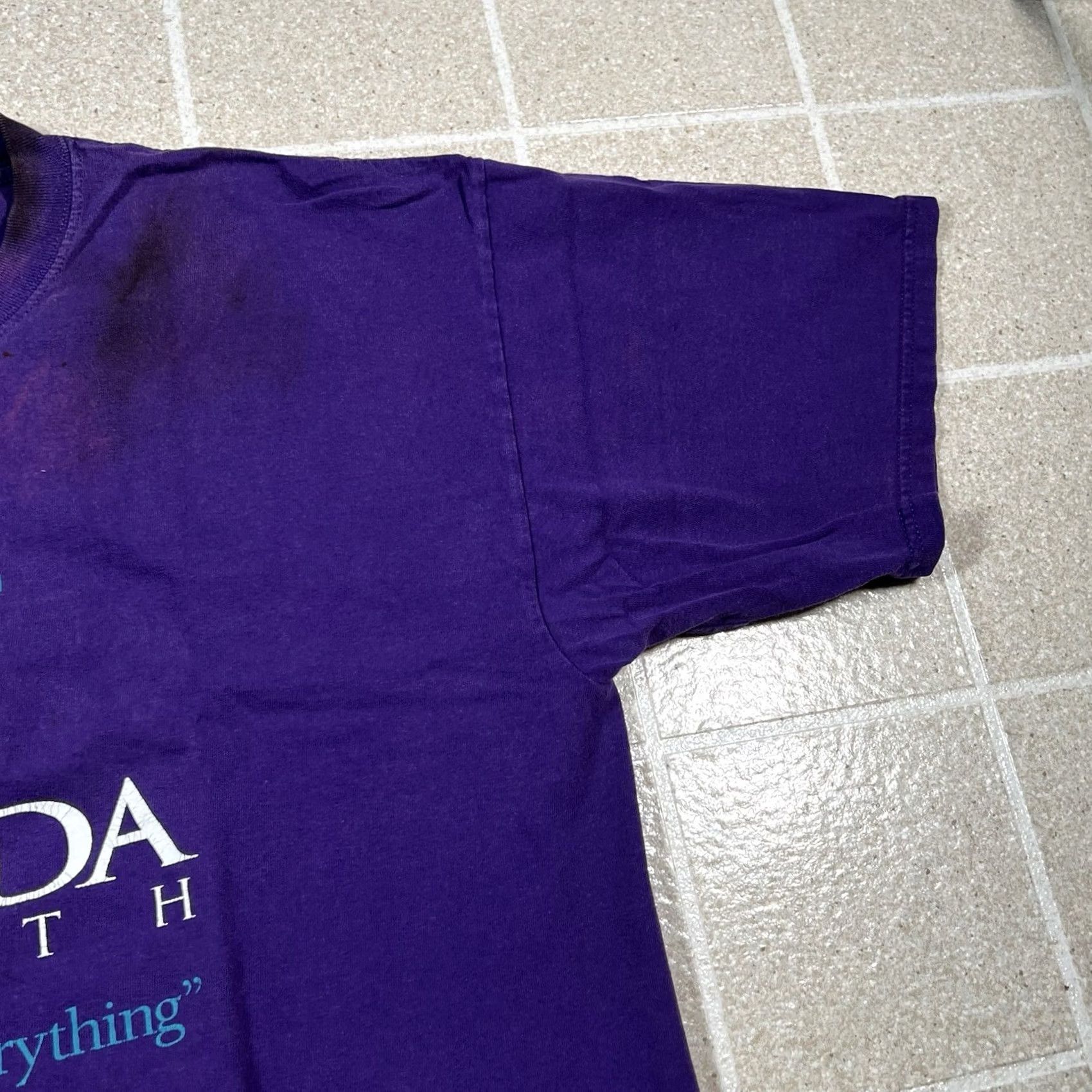 Gildan VINTAGE Kaleida Health Hospital T-Shirt XL Men Purple Gildan Regular Size XL Size US XL / EU 56 / 4 - 5 Thumbnail