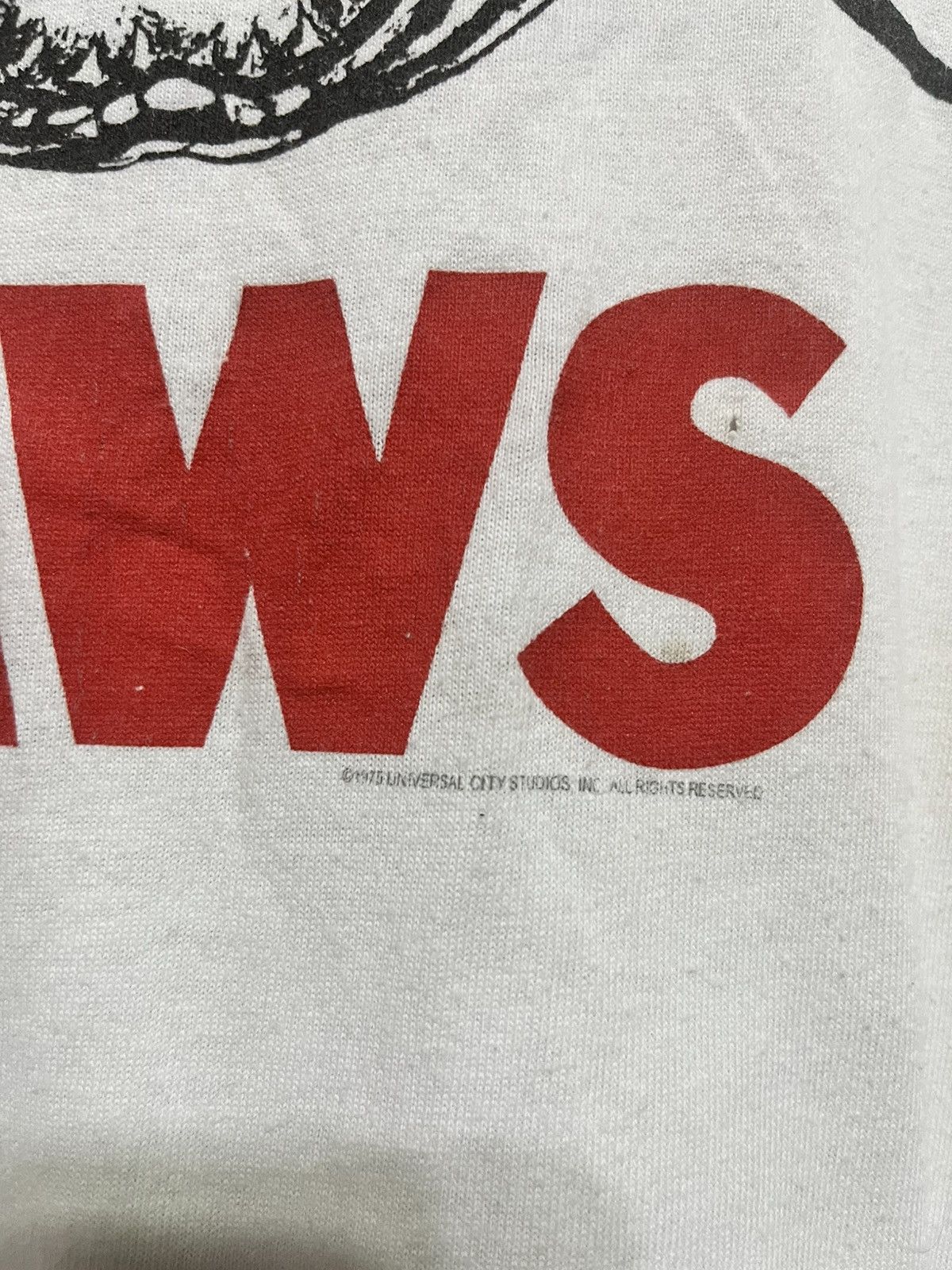 Vintage 1990s Jaws Movie Tshirt Size US XL / EU 56 / 4 - 3 Thumbnail