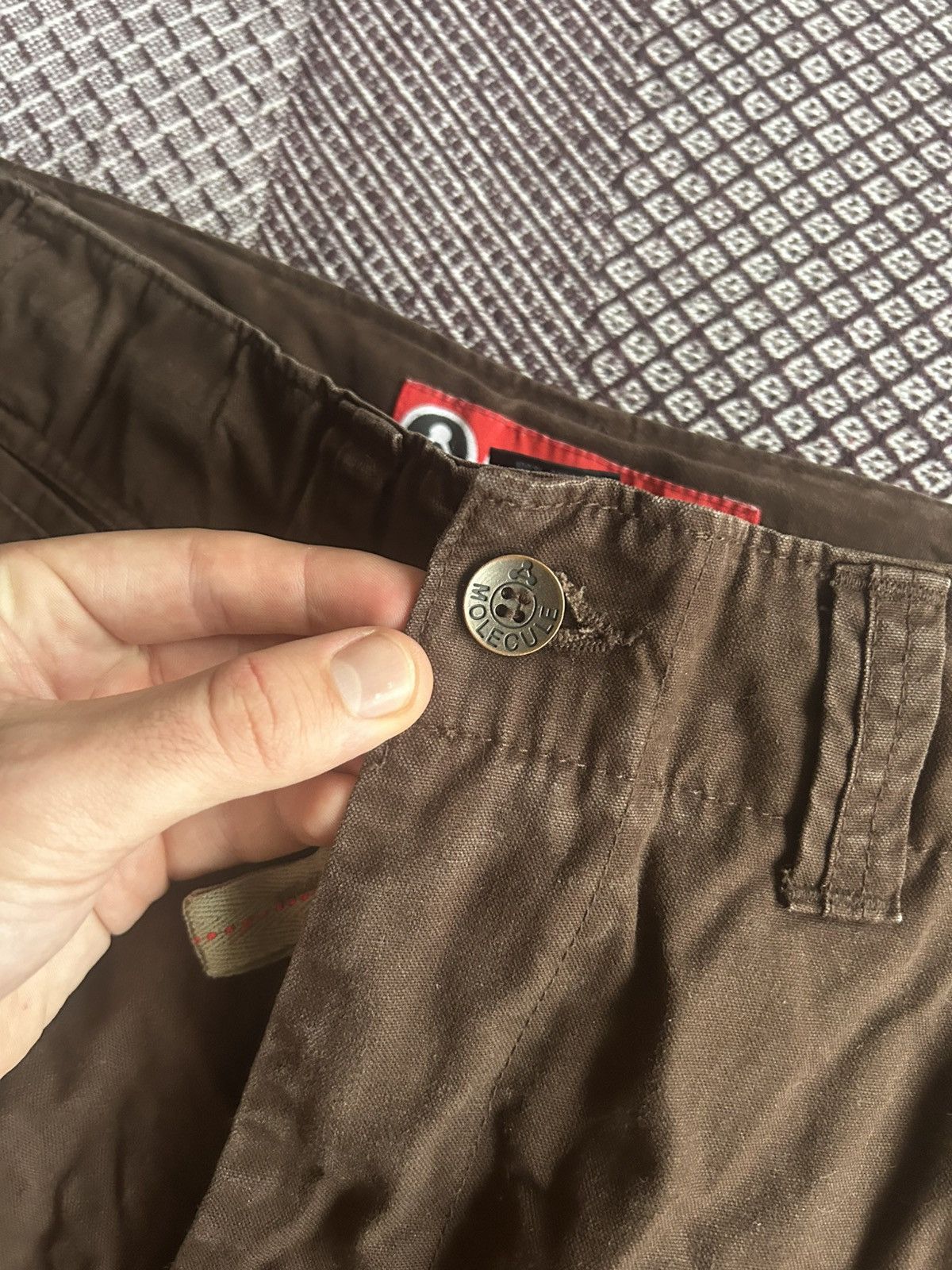 Vintage Vintage Molecule Cargo Shorts Y2K Japanese Style Size M-L Size US 34 / EU 50 - 6 Thumbnail