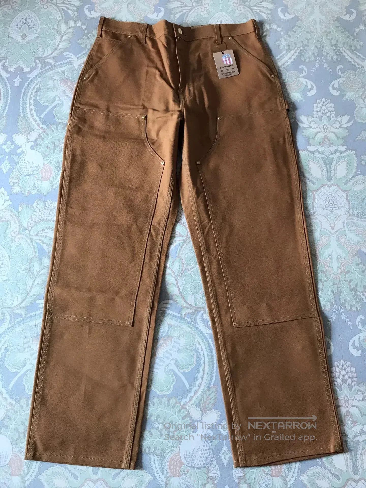 Carhartt Carhartt B01 BRN Work Pants W36L32. Size US 36 / EU 52 - 2 Thumbnail