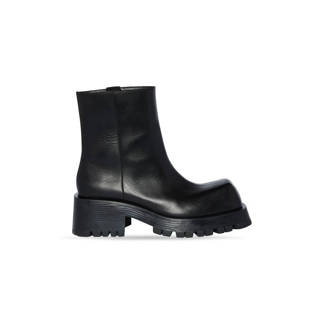 Balenciaga Trooper Leather Boots | Grailed 