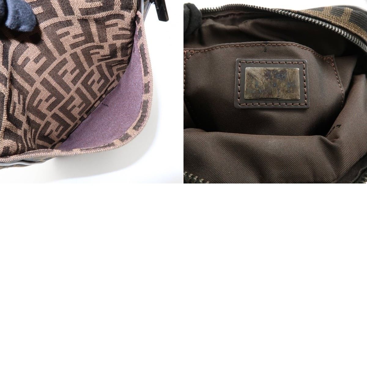 Fendi Fendi Zucca Crossbody Bag Brown Size ONE SIZE - 8 Thumbnail