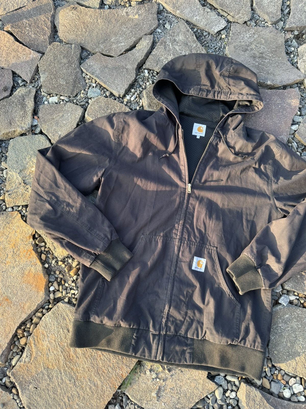 Carhartt × Carhartt Wip × Vintage Carhartt Active Jacket Wip vintage brown Size US L / EU 52-54 / 3 - 3 Thumbnail