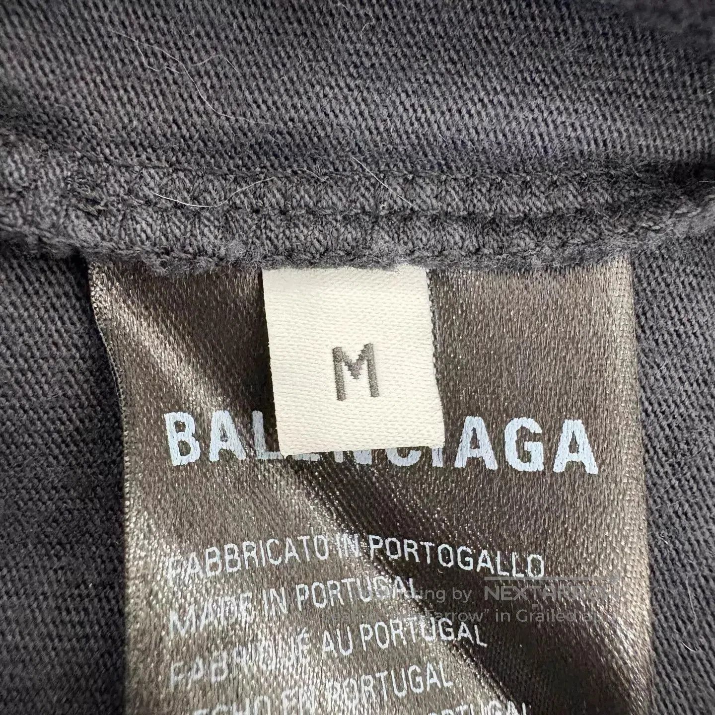 Balenciaga Black Paris Eiffel Tower Graphic Short Sleeve Shirt. Size US M / EU 48-50 / 2 - 5 Thumbnail