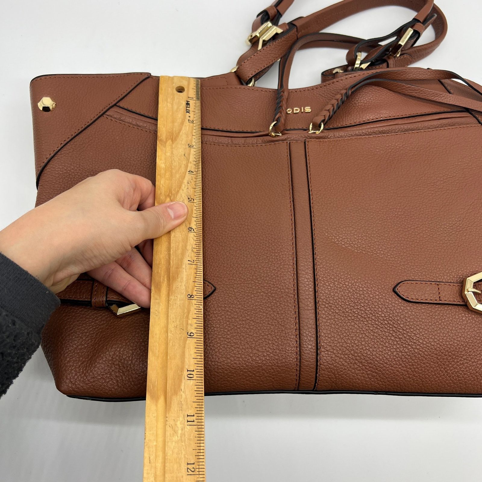 Other LODIS Womens Purse Texas Leather Nikki Satchel B Size ONE SIZE - 3 Thumbnail
