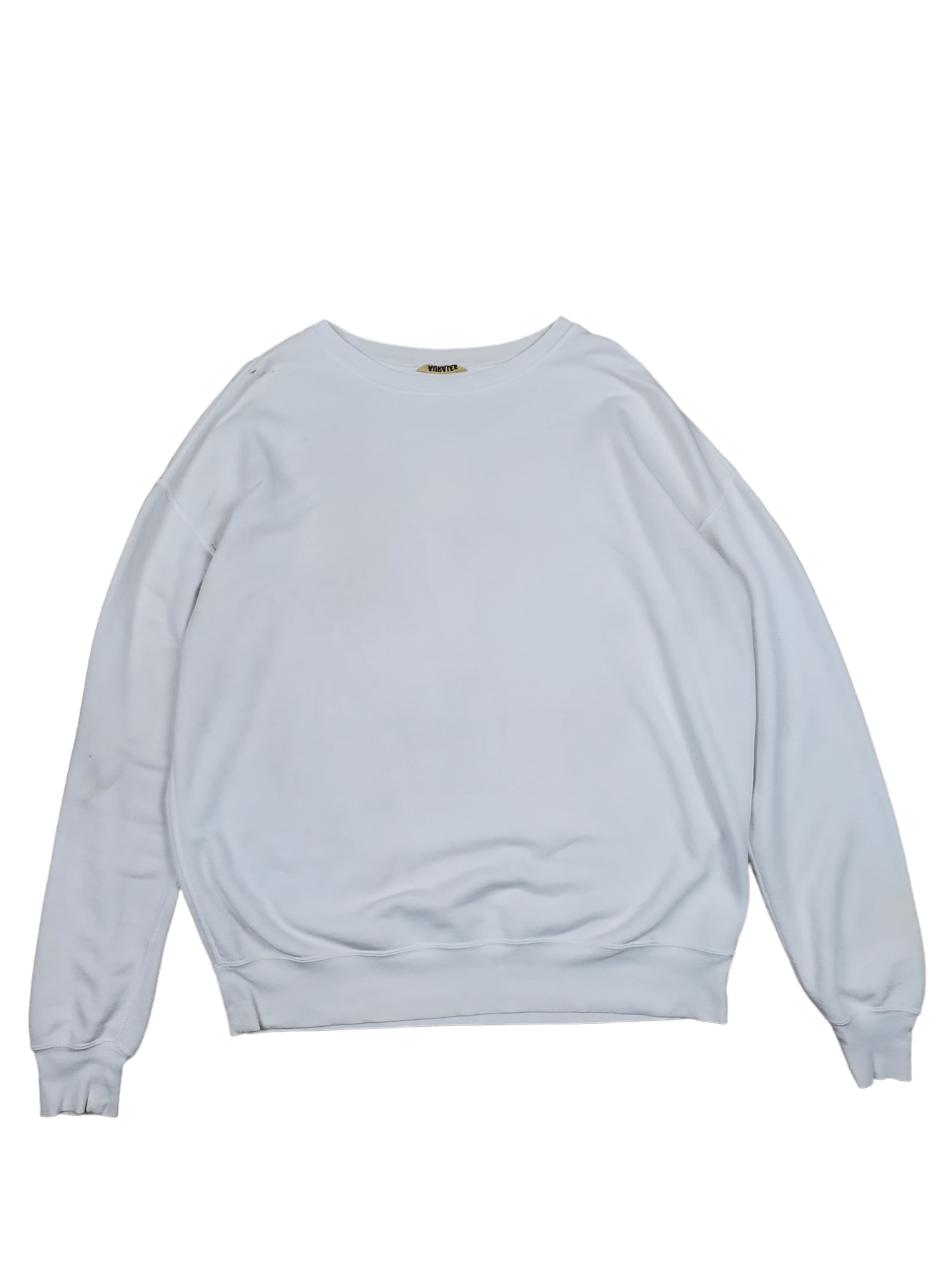 image of Auralee Elastic High Gauge Sweatshirt in White, Men's (Size Medium)