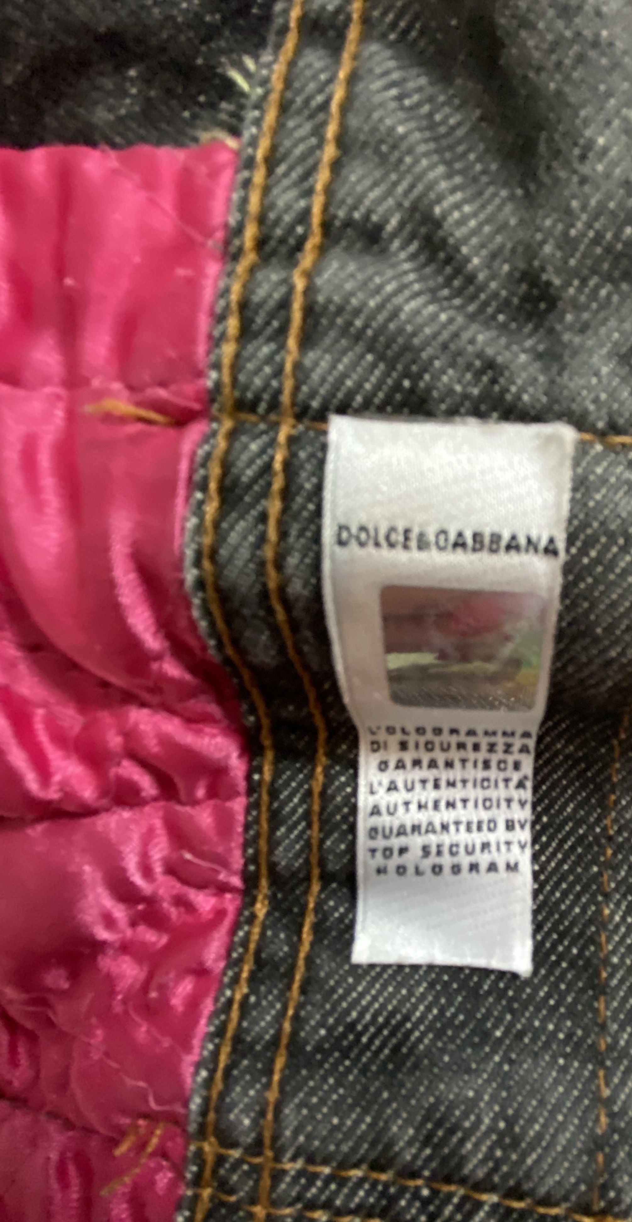 Dolce & Gabbana D&G Dolce and Gabbana Label Labels Patch Vintage Jacket Size XS / US 0-2 / IT 36-38 - 13 Thumbnail
