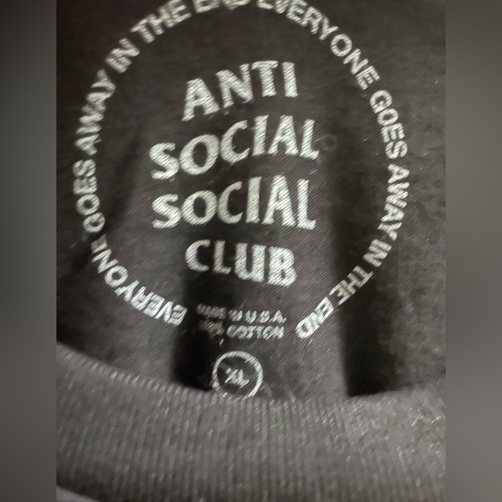 Anti Social Social Club NWT Anti Social Social Club x Sadboyz Sugar TShirt Black XL Size US XL / EU 56 / 4 - 5 Thumbnail