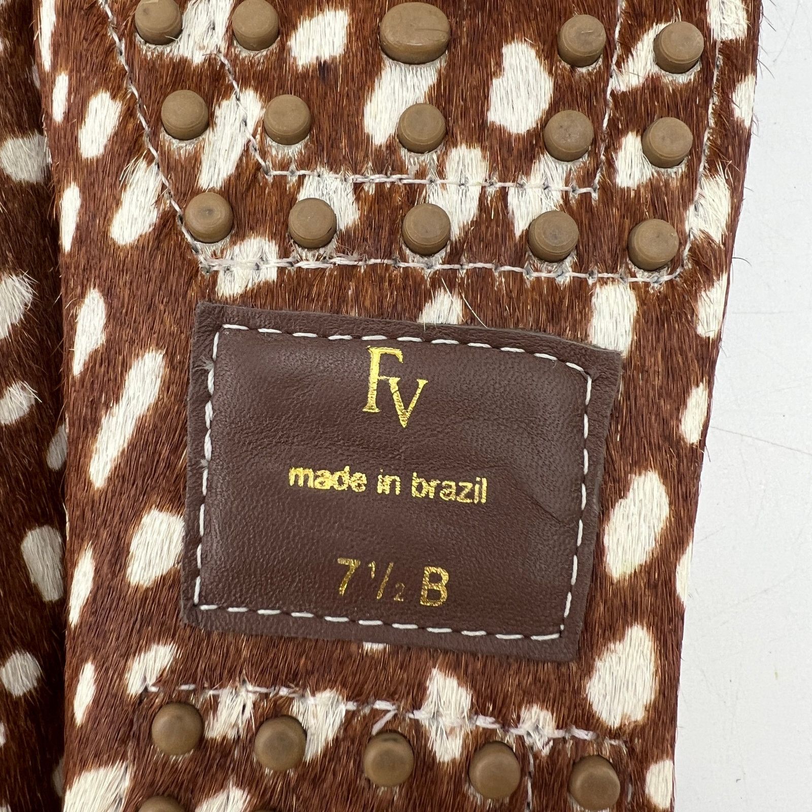 Other Francis Valentine Charlie Calf Hair Loafers Shoes Size US 7.5 / IT 37.5 - 6 Thumbnail