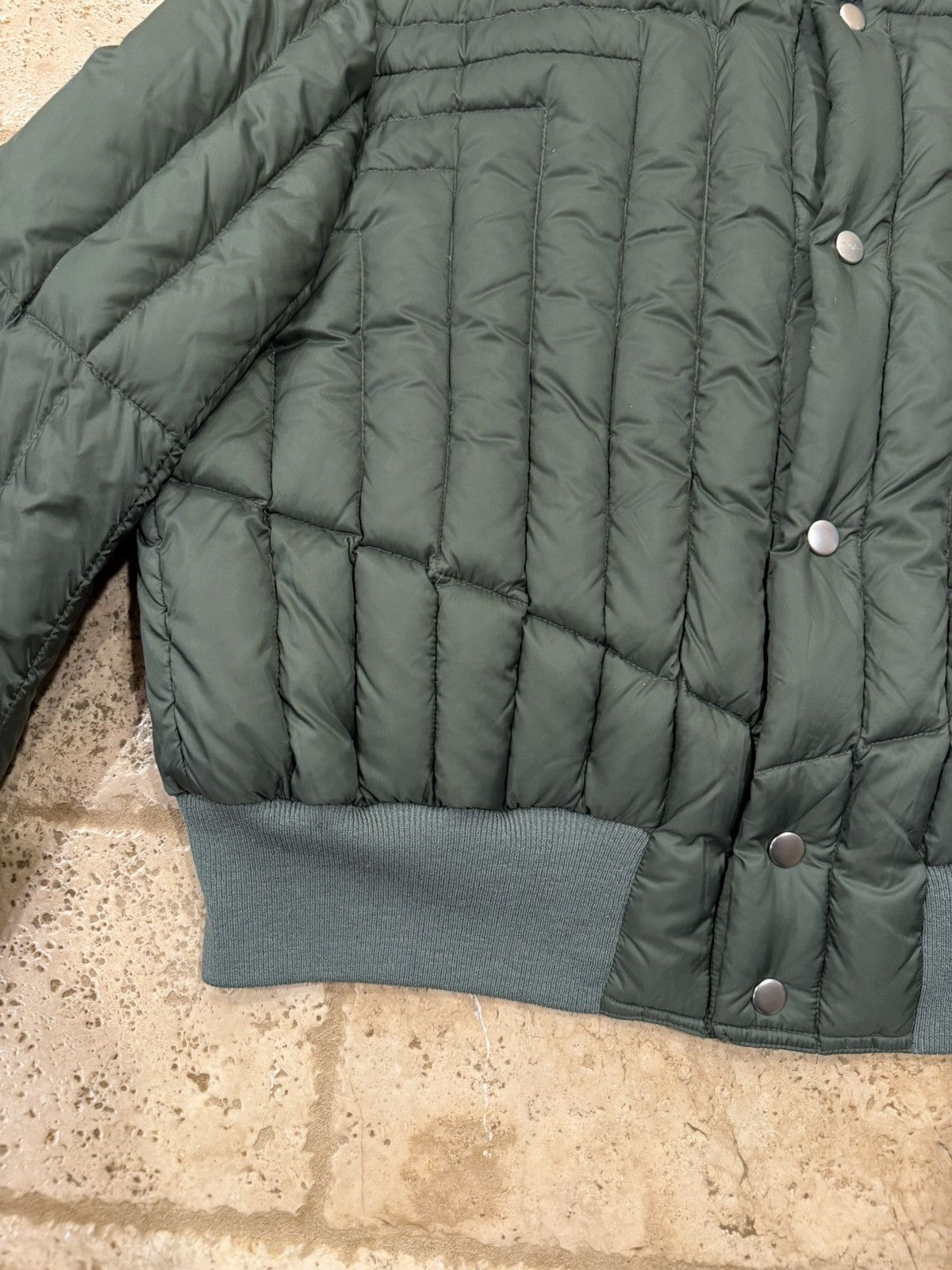 Rick Owens Rick Owens FW21 Gethsemane Geth Padded Green Bomber Jacket Size US L / EU 52-54 / 3 - 7 Thumbnail