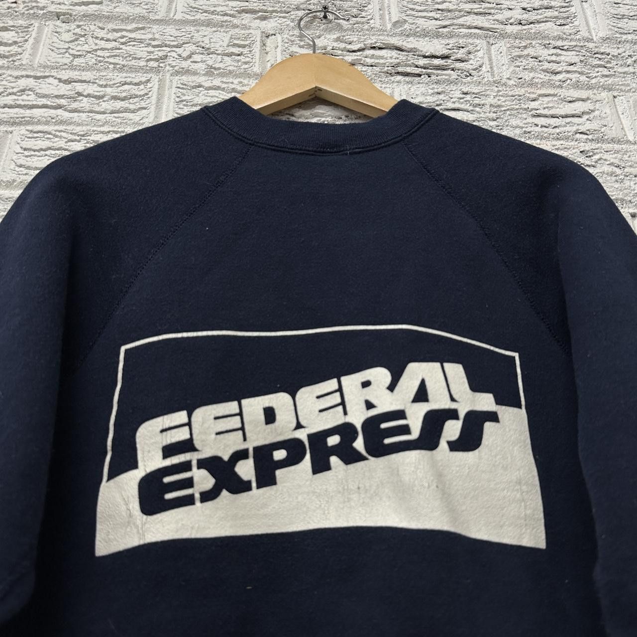 Vintage Vintage Federal Express Fedex Sweatshirt Navy Blue Small Size US S / EU 44-46 / 1 - 2 Thumbnail