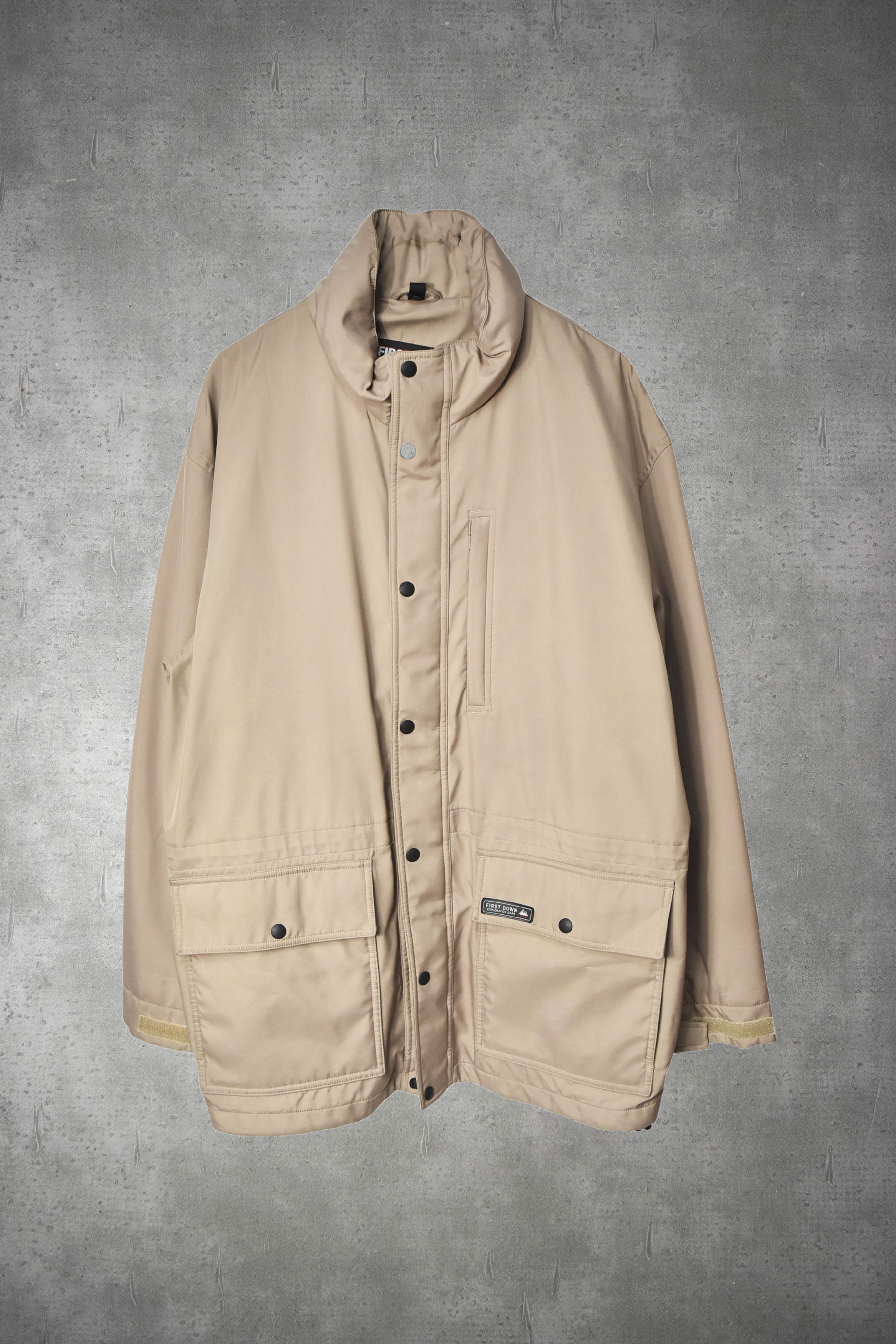 image of First Down/plain Jacket/26227 - 673 50 in Beige, Men's (Size XL)