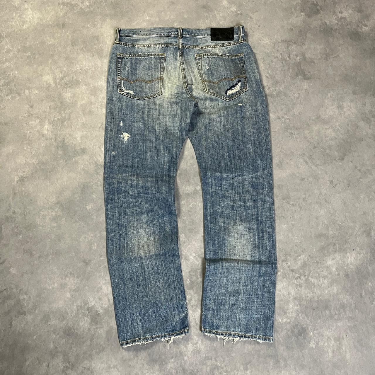 Number (N)ine 2000s Hysteric Patchwork Distressed Bootcut y2k Lgb Ifsix Size US 32 / EU 48 - 2 Thumbnail