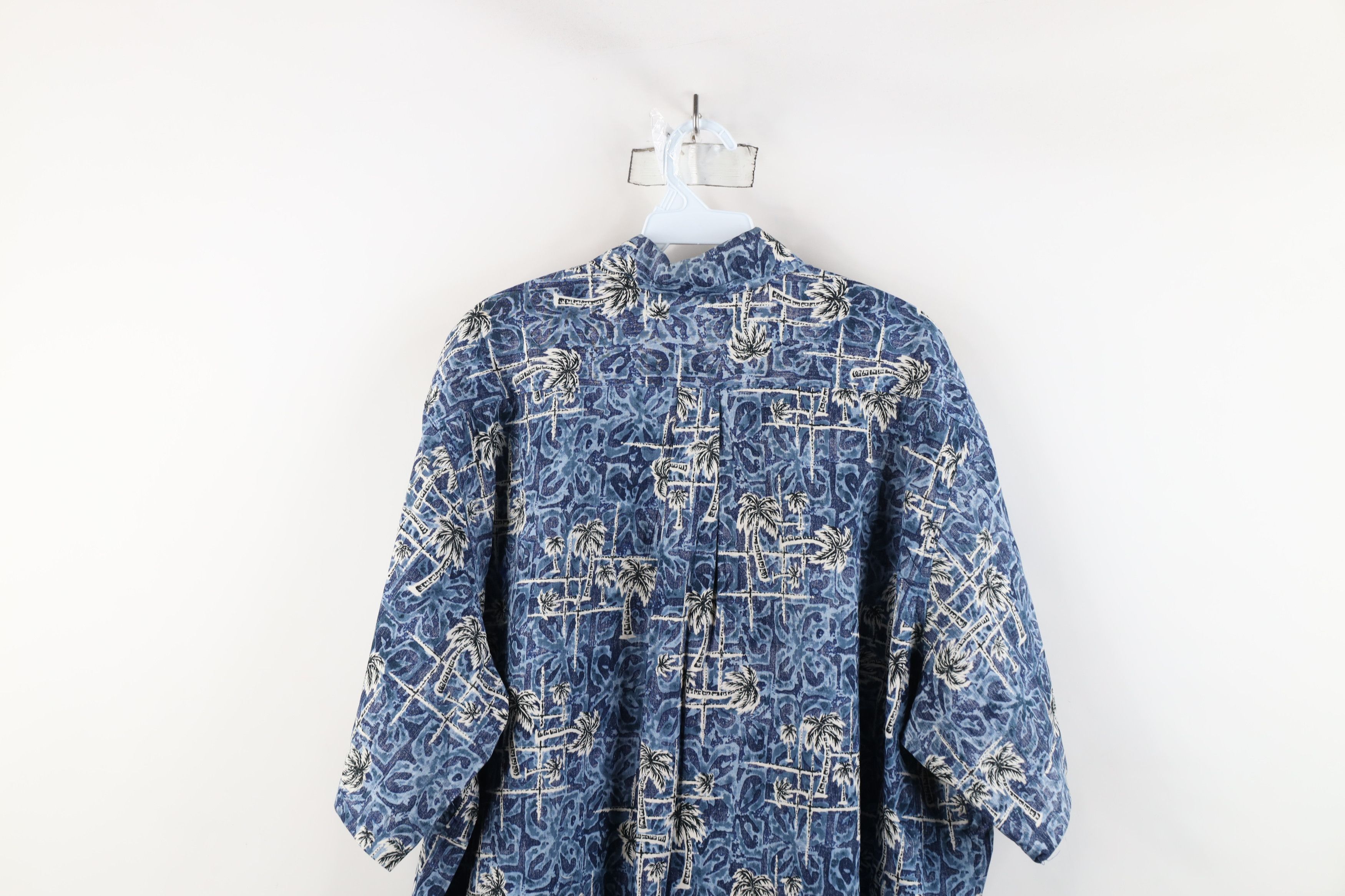 Vintage Vintage 90s Streetwear Tree Luau Hawaiian Button Shirt USA Size US XXL / EU 58 / 5 - 10 Thumbnail