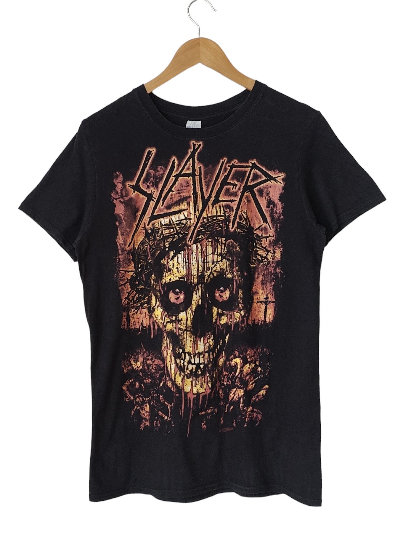 Band Tees × Vintage Slayer Y2K 2013 Official Vintage Tshirt Size US M / EU 48-50 / 2 - 1 Thumbnail