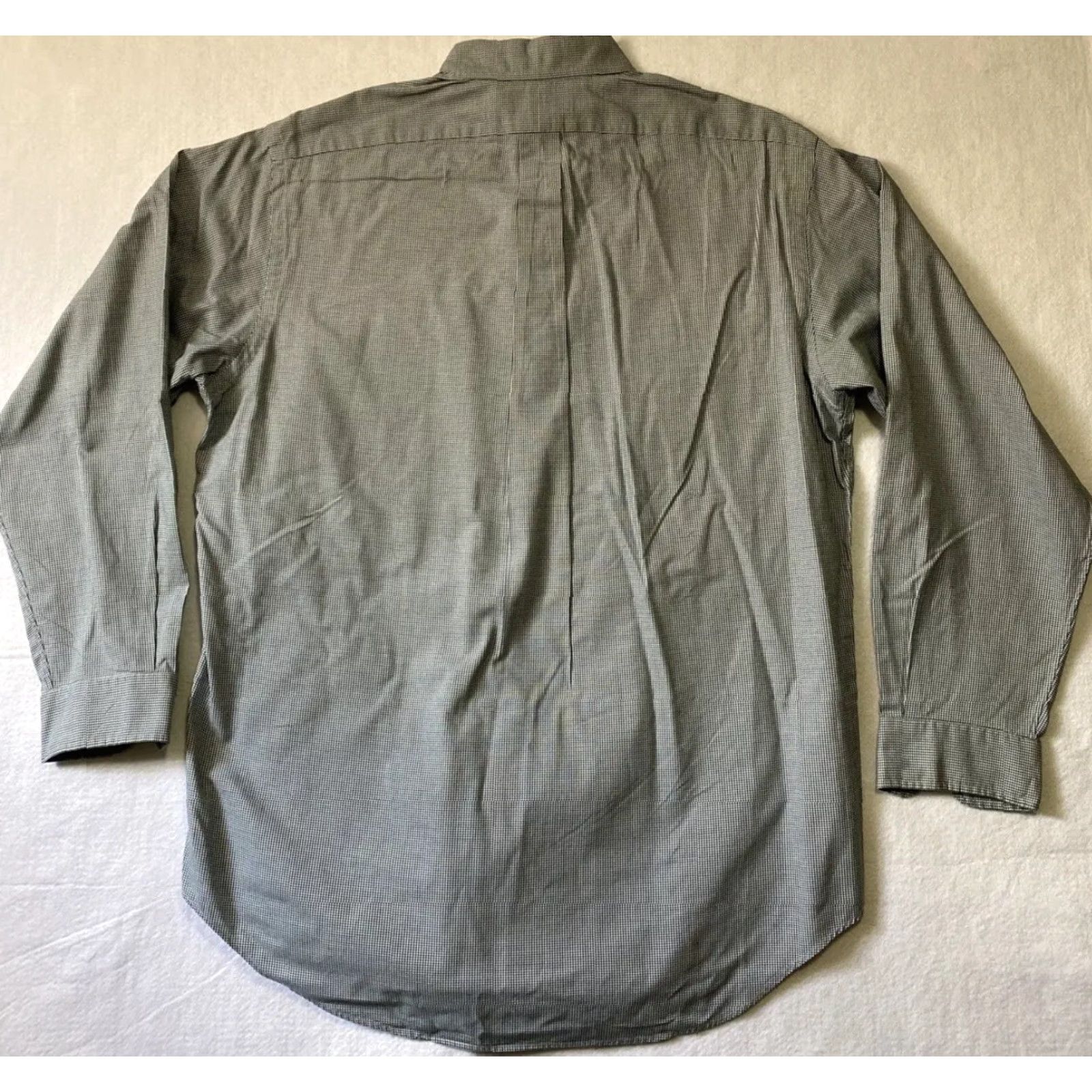 Polo Ralph Lauren Polo Ralph Lauren Button Dress Shirt Men’s Size L Blue Micro Check / 25-2 Dress Shirt Mens L Blue Pattern Dot / Button-Down Collar Vintage: No Size 42R - 7 Thumbnail