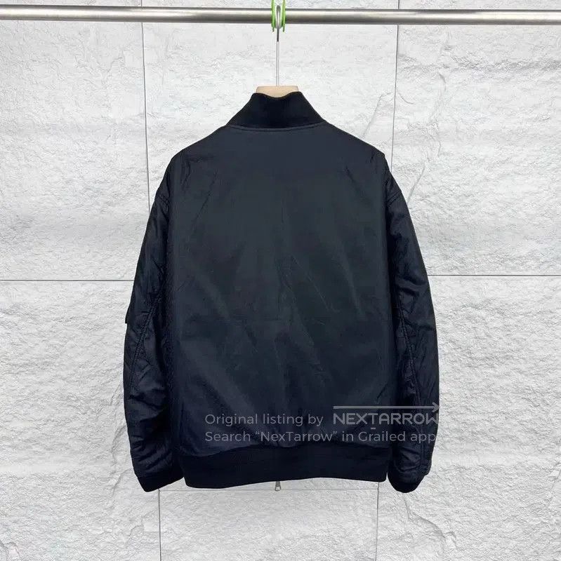 Burberry Burberry Navy Cotton Men's Bomber Jacket. Size US XL / EU 56 / 4 - 4 Thumbnail