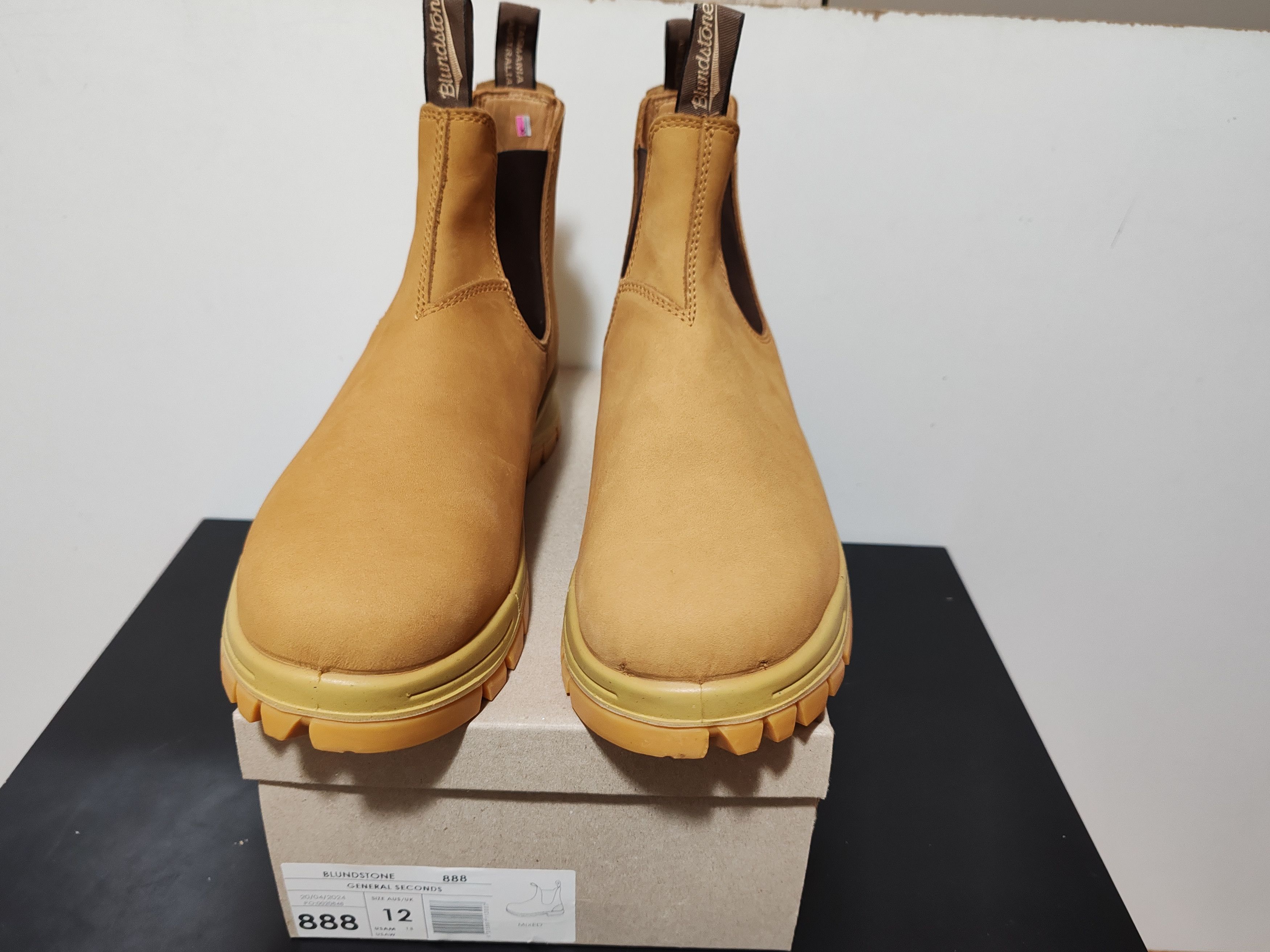 Blundstone Bootes Blundstone #888- Semelle crantée Blé Tg:46 Size US 12.5 / EU 45-46 - 2 Thumbnail