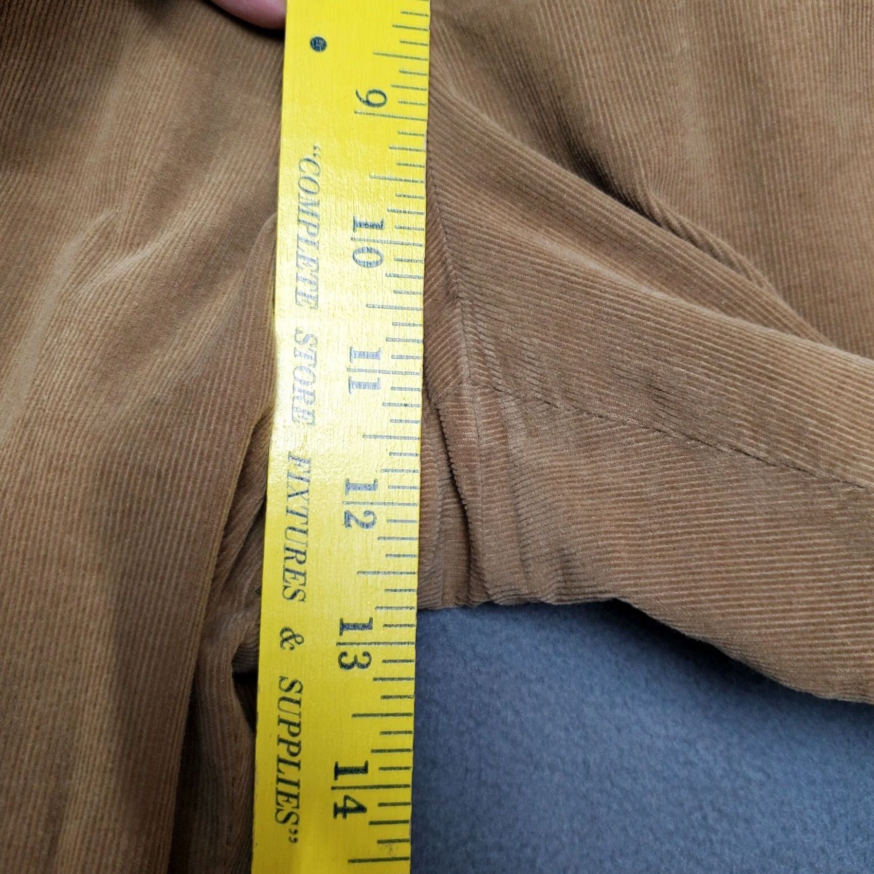 Sleepy Jones Sleepy Jones Corduroy Pants Mens 32x29 Brown Mid Rise Pockets Button Fly Size US 32 / EU 48 - 4 Thumbnail