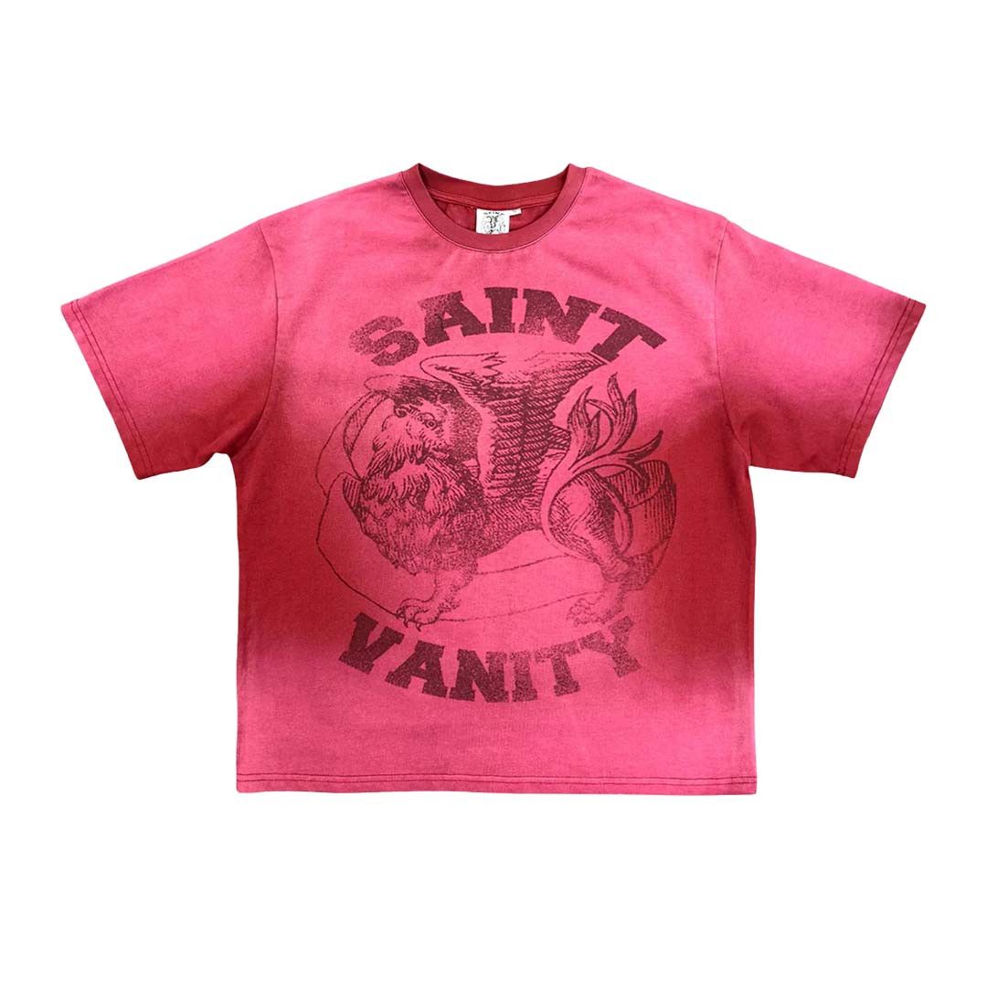 Saint Vanity Griffin Tee Red Faded Dissolve Size US L / EU 52-54 / 3 - 1 Preview