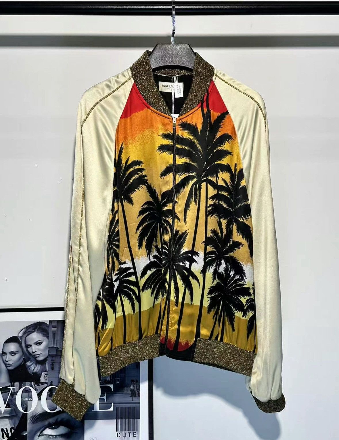 Saint Laurent Paris Saint Laurent Paris 16ss coconut tree jacket-2506 Size US M / EU 48-50 / 2 - 3 Thumbnail