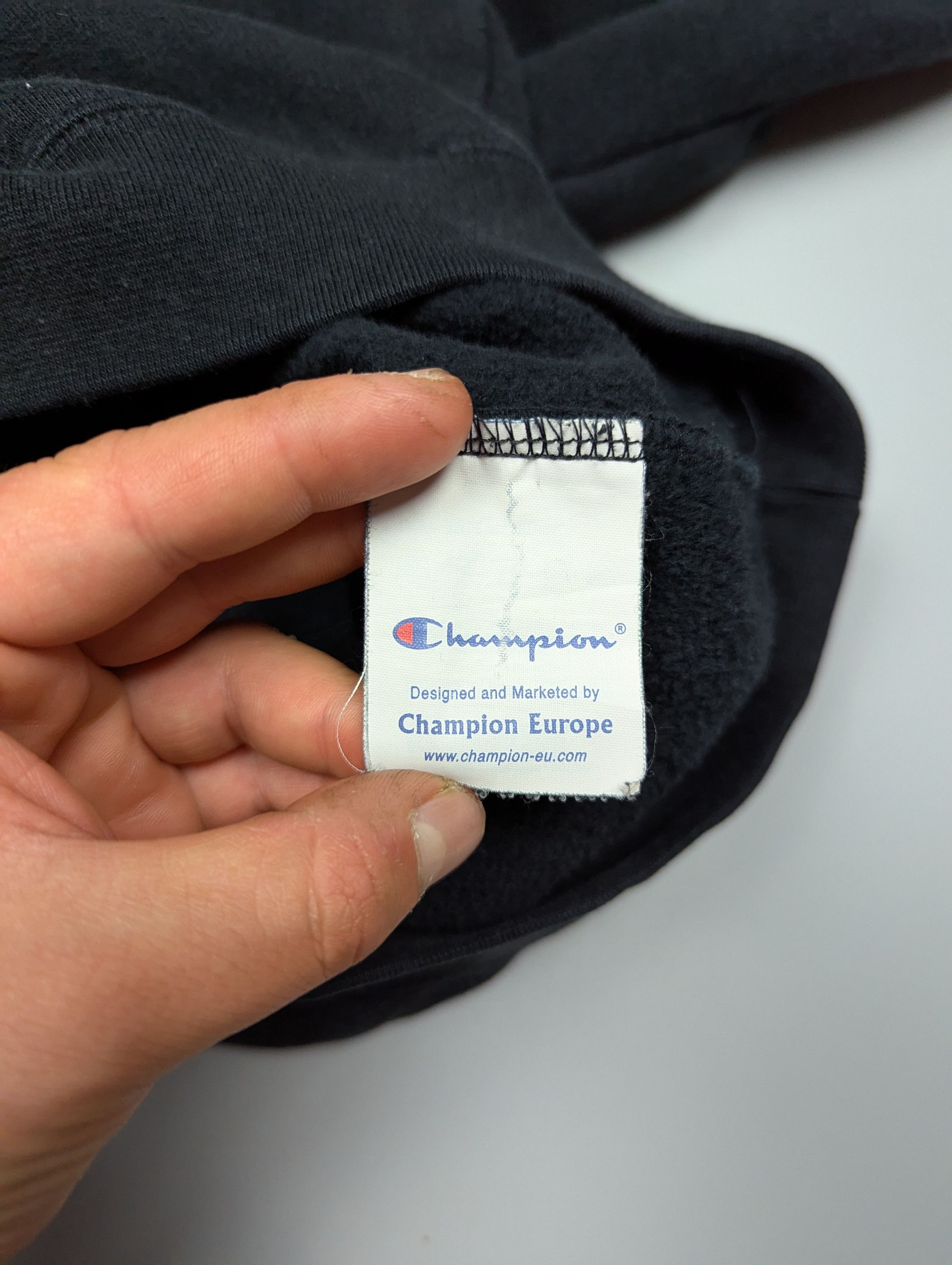 Champion CHAMPION Vintage 90s Men's Black Loose Fit Sweatshirt Size US L / EU 52-54 / 3 - 7 Thumbnail