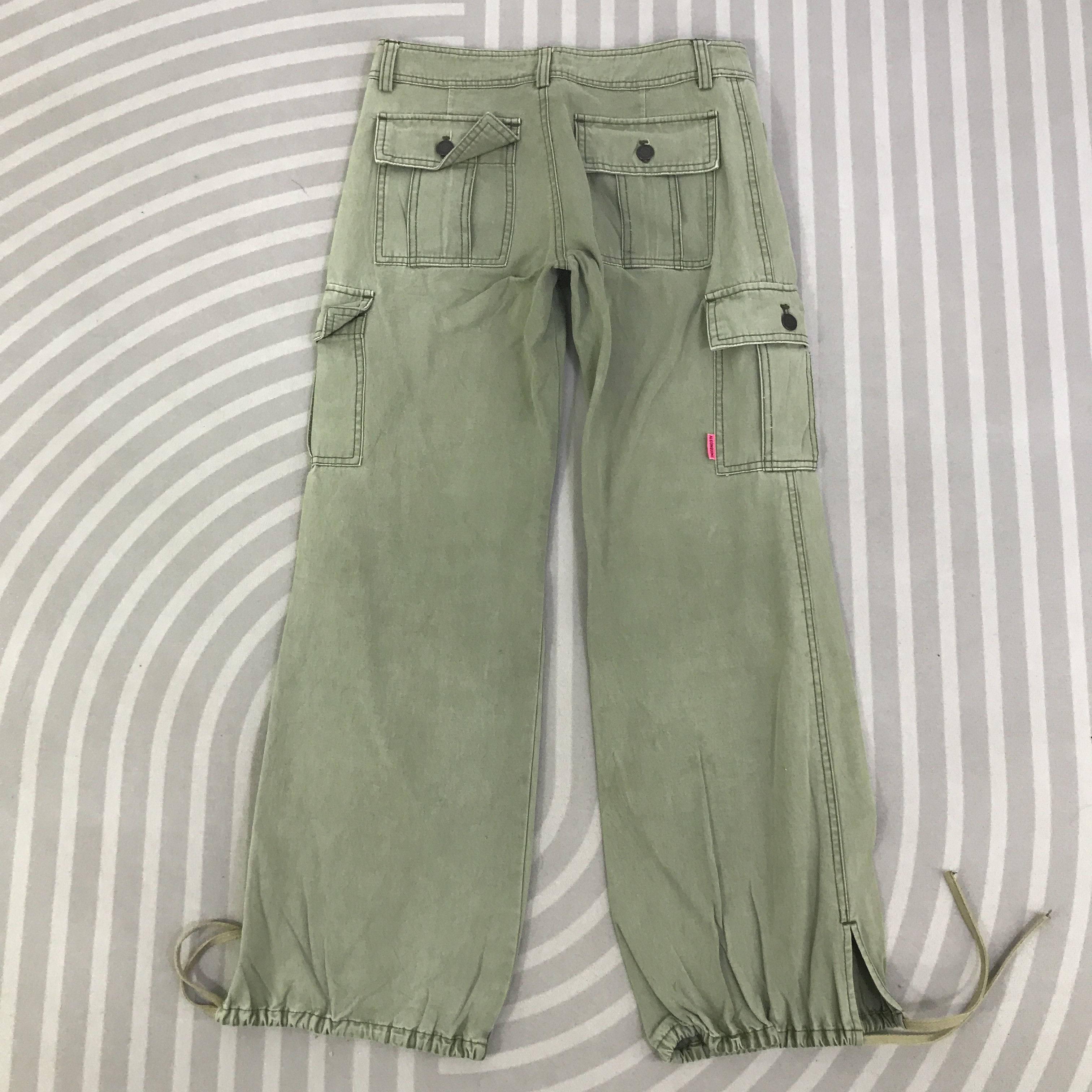 Japanese Brand Vintage Algonquins Cargo faded Pants K130B4 Size 30" / US 8 / IT 44 - 4 Thumbnail
