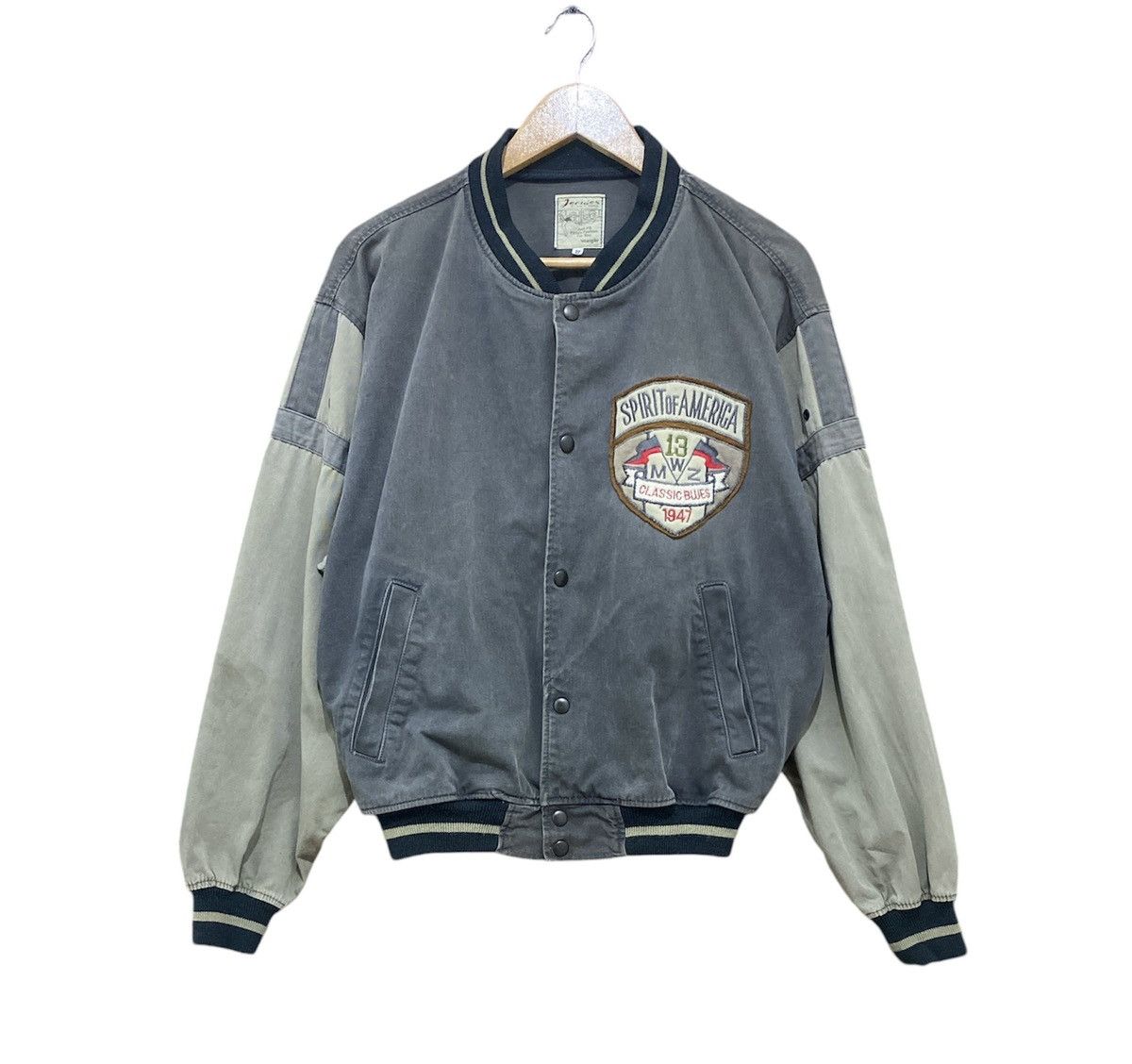Vintage Vintage 90s Wrangler Jeanies Spirit Of America Varsity Size US M / EU 48-50 / 2 - 1 Thumbnail