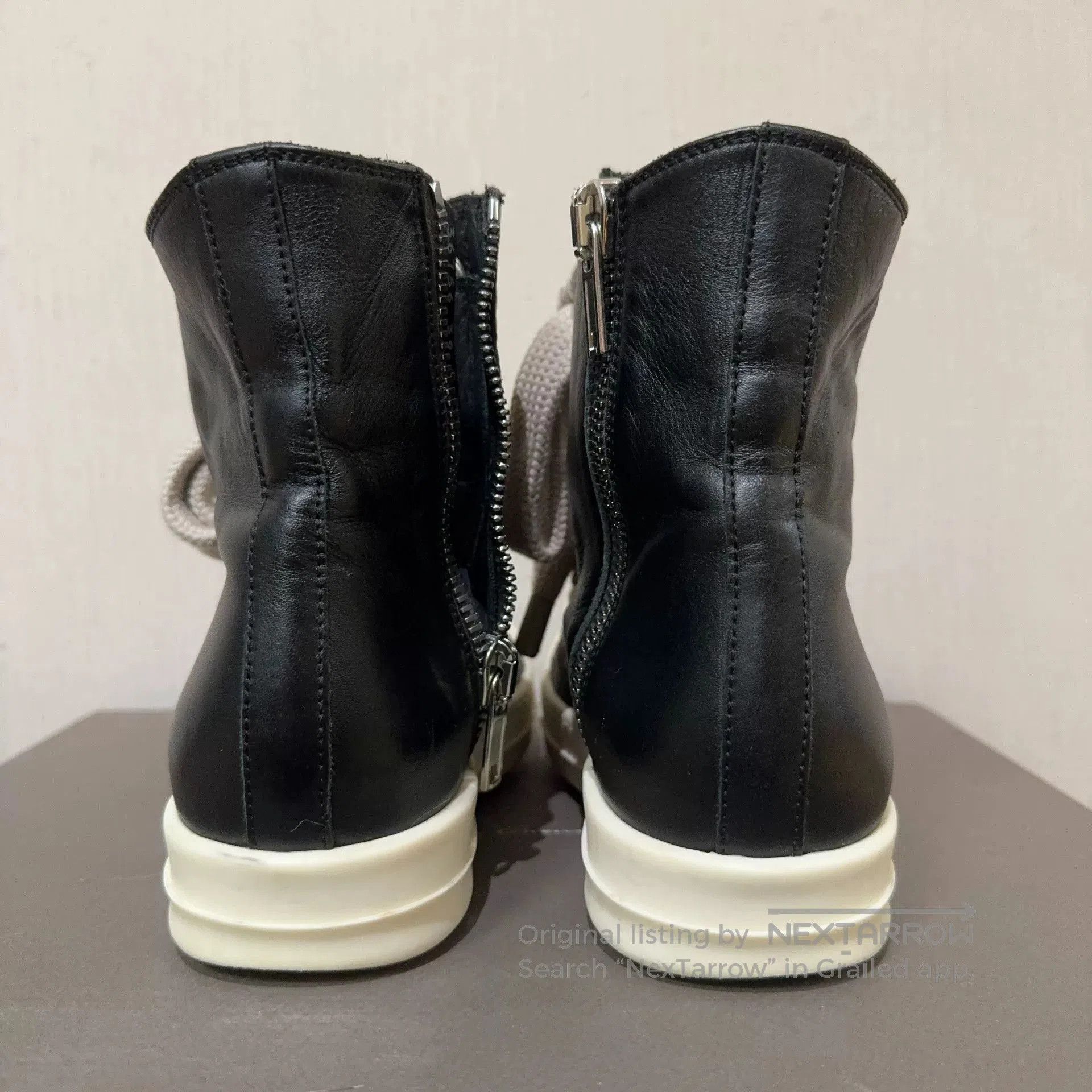 Rick Owens rick owens black and white high. Size US 5 / IT 35 - 5 Thumbnail