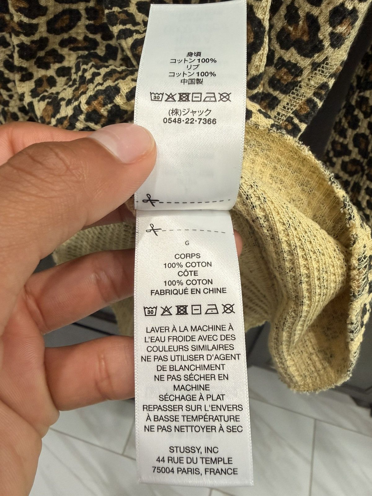 Stussy Stussy Leopard Thermal Size US L / EU 52-54 / 3 - 7 Thumbnail