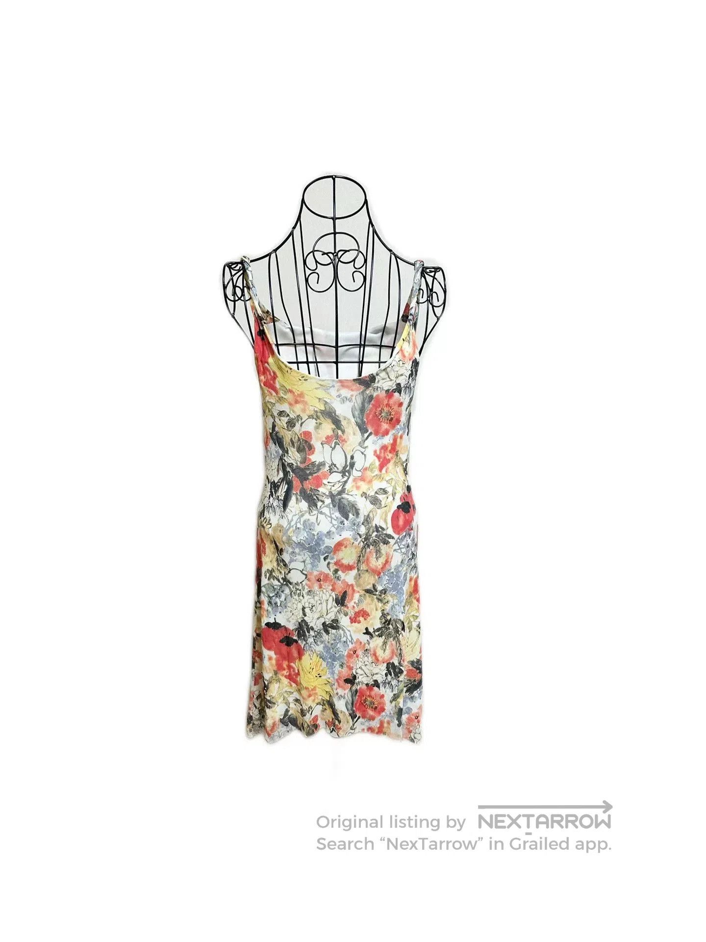 Vivienne Tam Vivienne Tam Chinese Ink Floral Slip Dress. Size M / US 6-8 / IT 42-44 - 2 Thumbnail