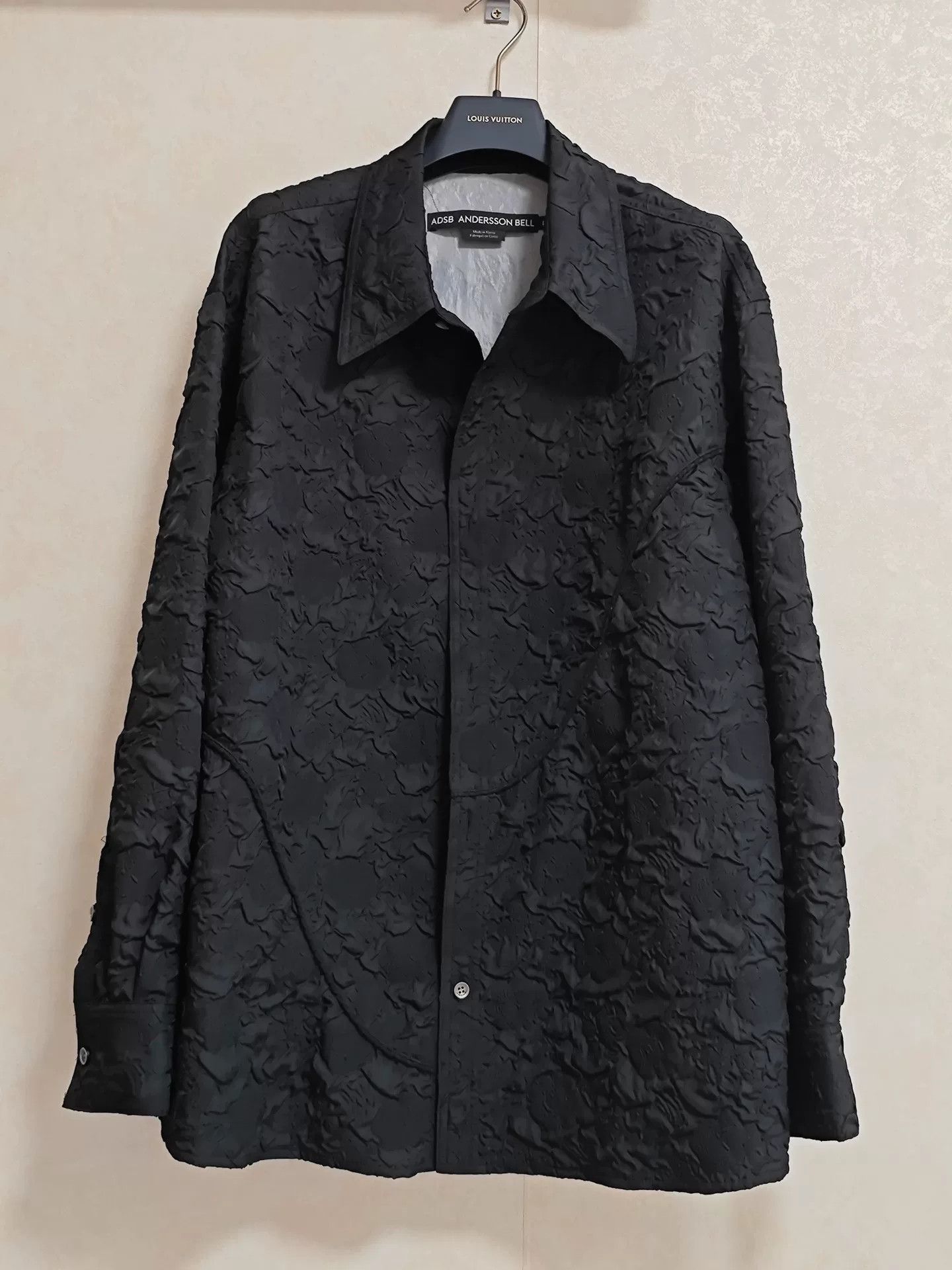 Andersson Bell Andersson Bell Runway Pleated Black Shirt Jacket Size US L / EU 52-54 / 3 - 1 Thumbnail