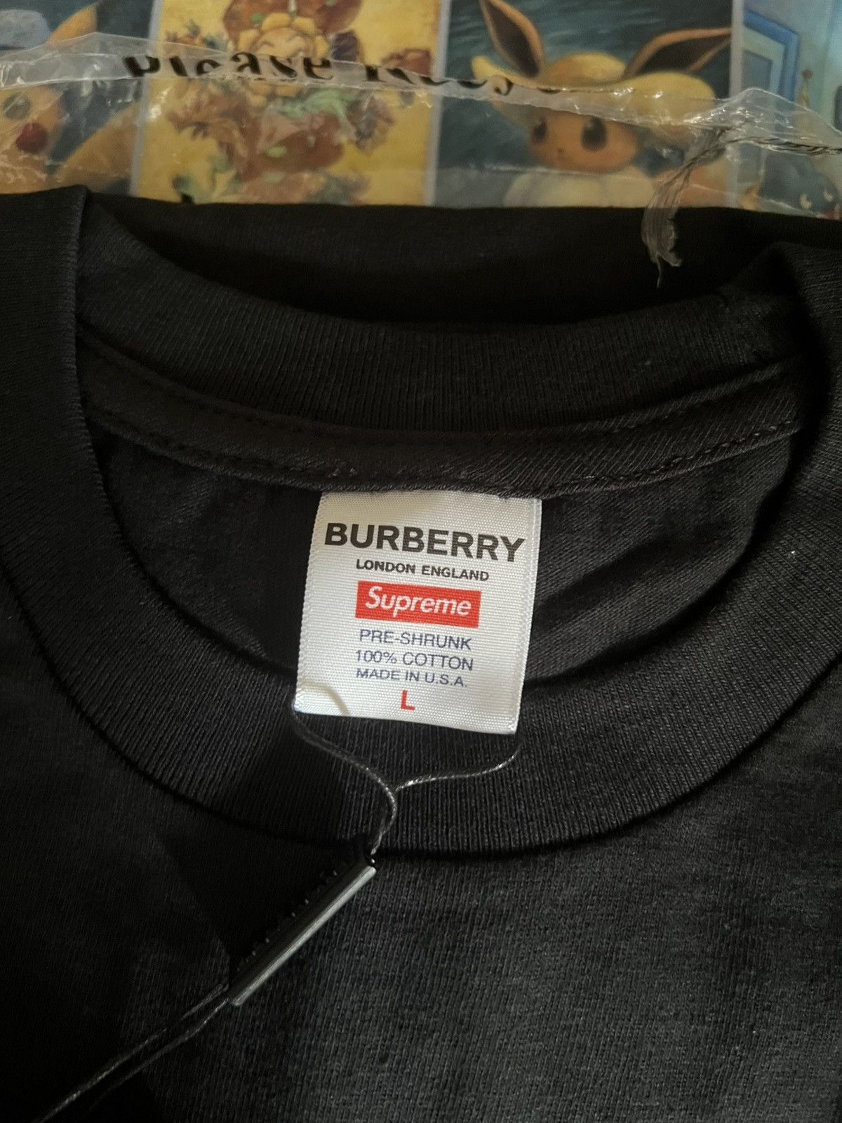 Burberry × Supreme Supreme Burberry Box Logo Tee Brand New Size US M / EU 48-50 / 2 - 3 Thumbnail