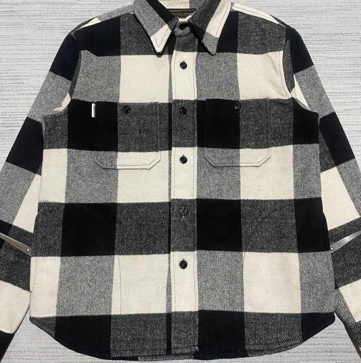 Uniform Bridge Uniform Bridge Wool Flannel Button Ups Size US L / EU 52-54 / 3 - 2 Thumbnail