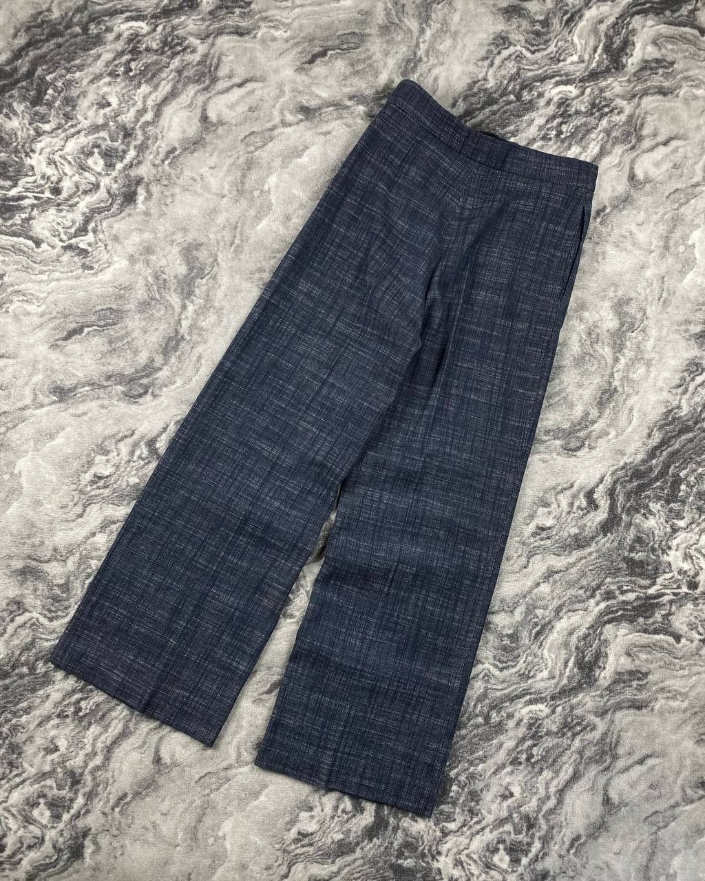 Dior Christian Dior Sailor Front Wide Trousers Women Size Xs Blue Size 28" / US 6 / IT 42 - 8 Thumbnail
