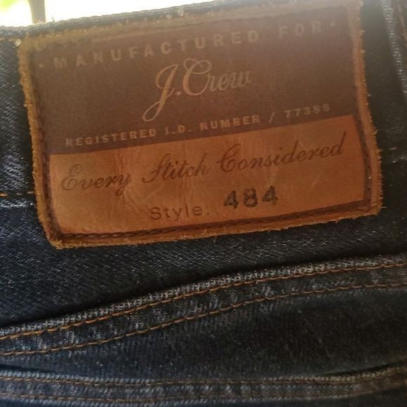 Vintage J. Crew 484 Slim Fit Stretch Karubo Sz. 28x32 Blue Jeans Size US 28 / EU 44 - 4 Thumbnail